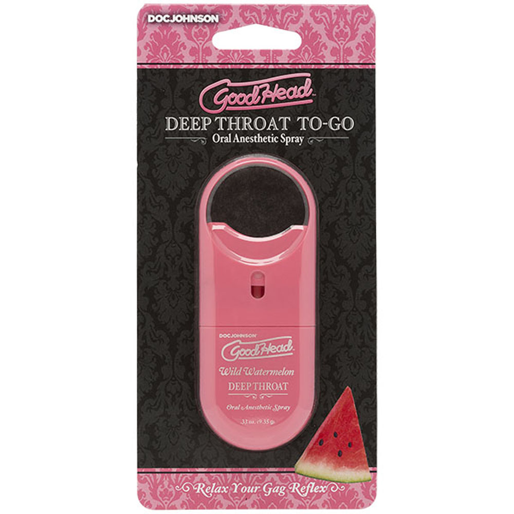 goodhead deep throat spray to go wild  watermelon . oz. 