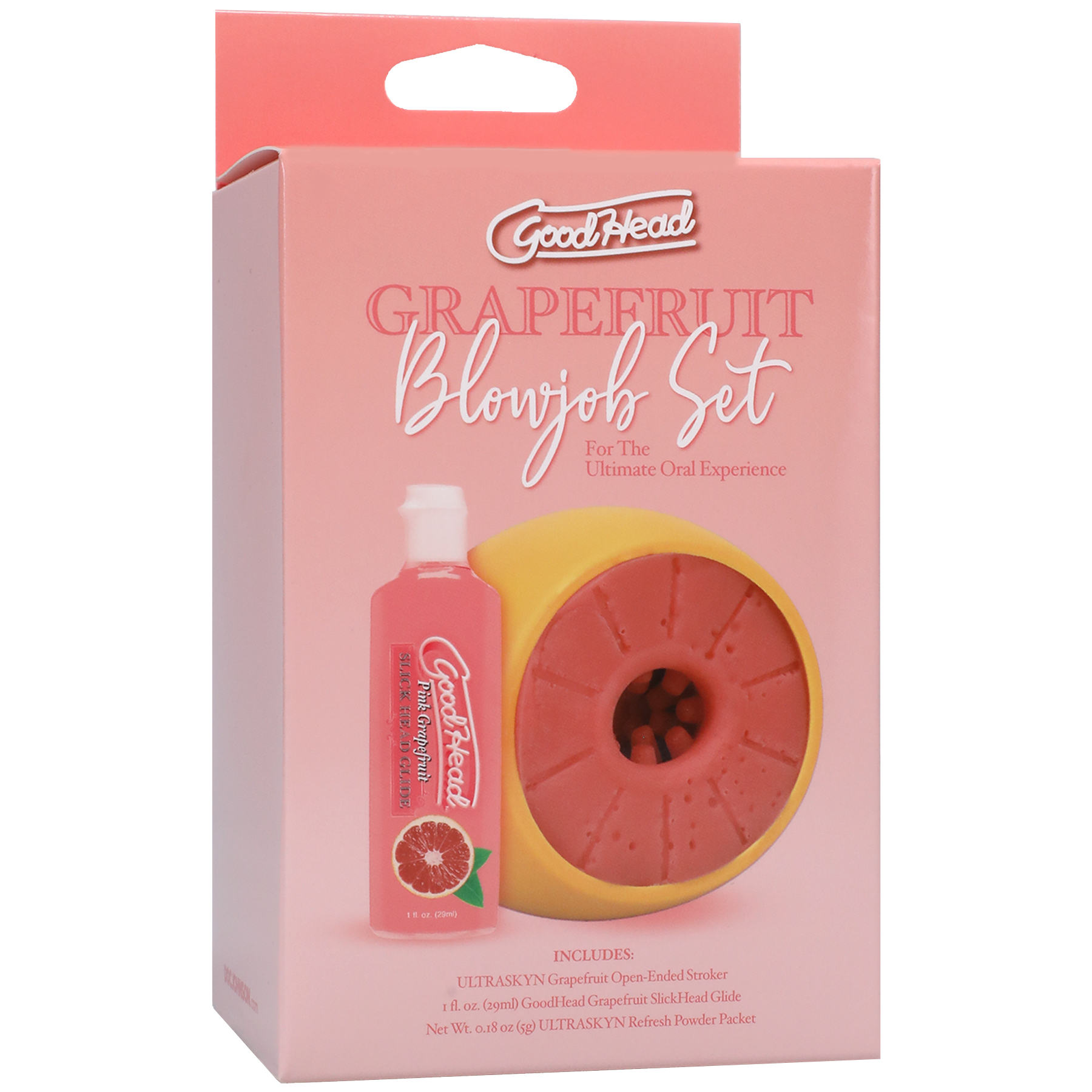 goodhead grapefruit blowjob set yellowpink 