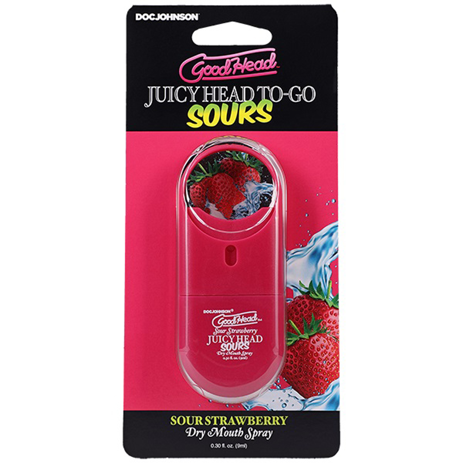 goodhead juicyhead dry mouth spray to go sour strawberry  oz 