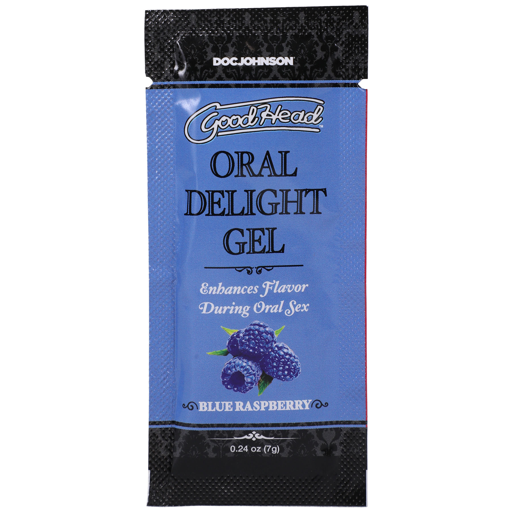 goodhead oral delight gel blue raspberry . oz 