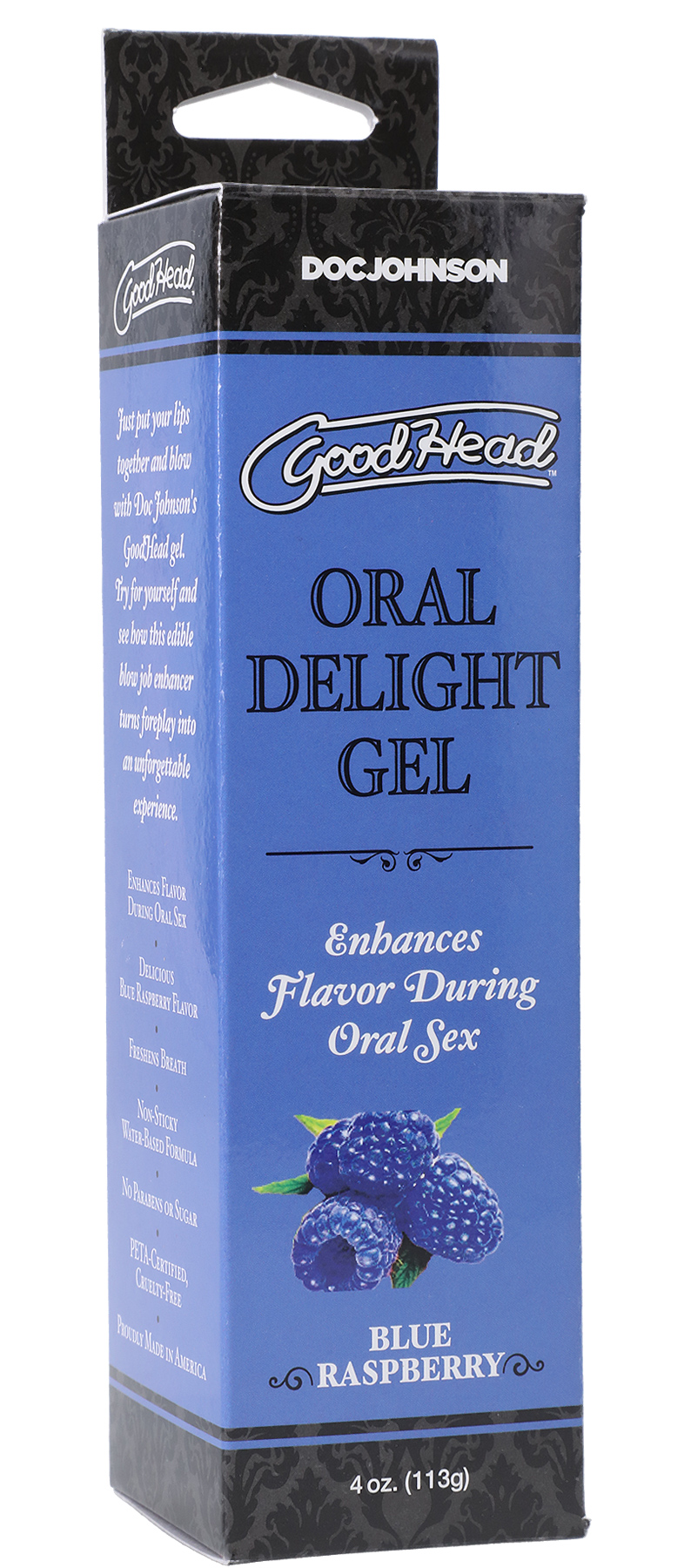 goodhead oral delight gel blue raspberry   oz. 