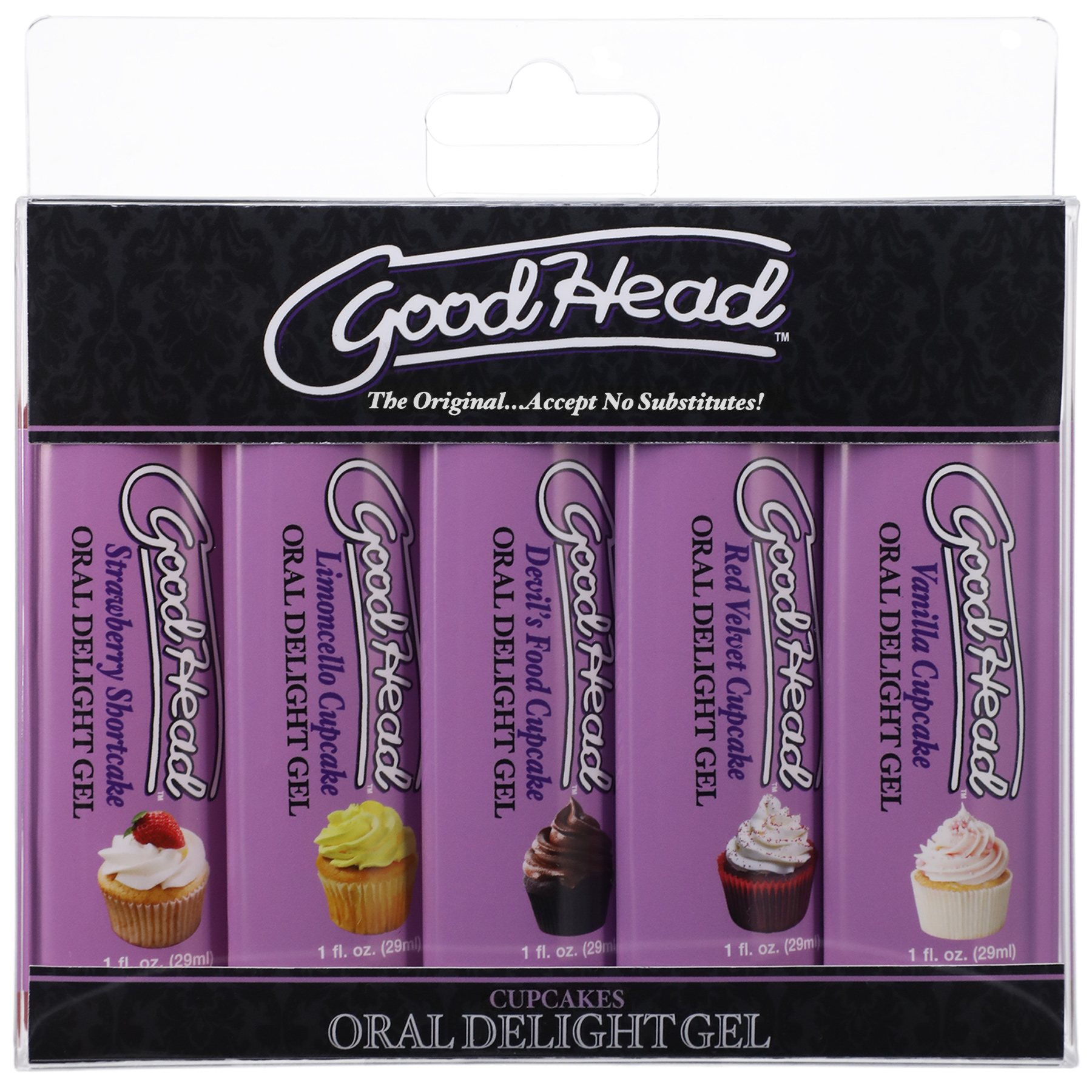 goodhead oral delight gel cupcake  pack  fl. oz. 