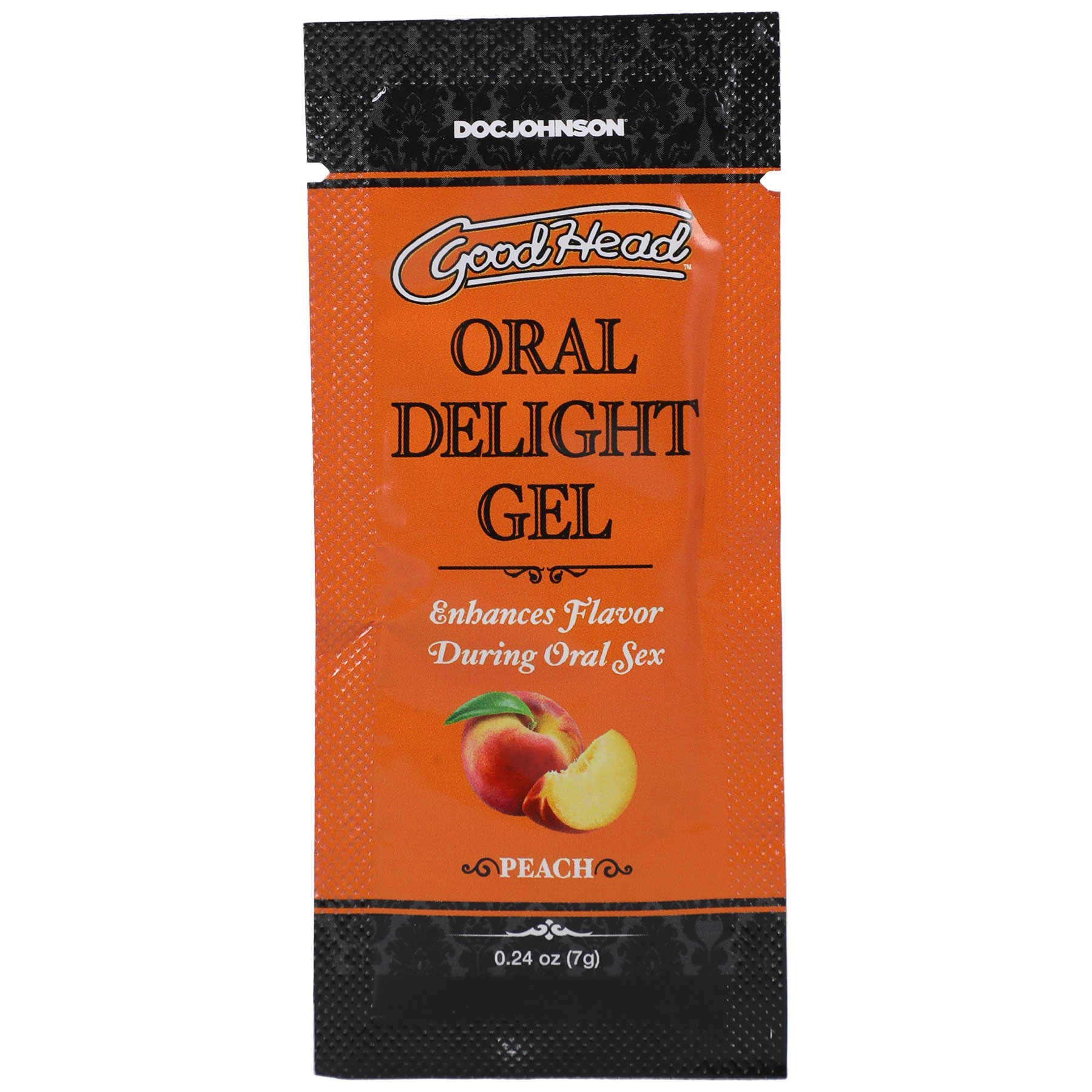 goodhead oral delight gel peach . oz 