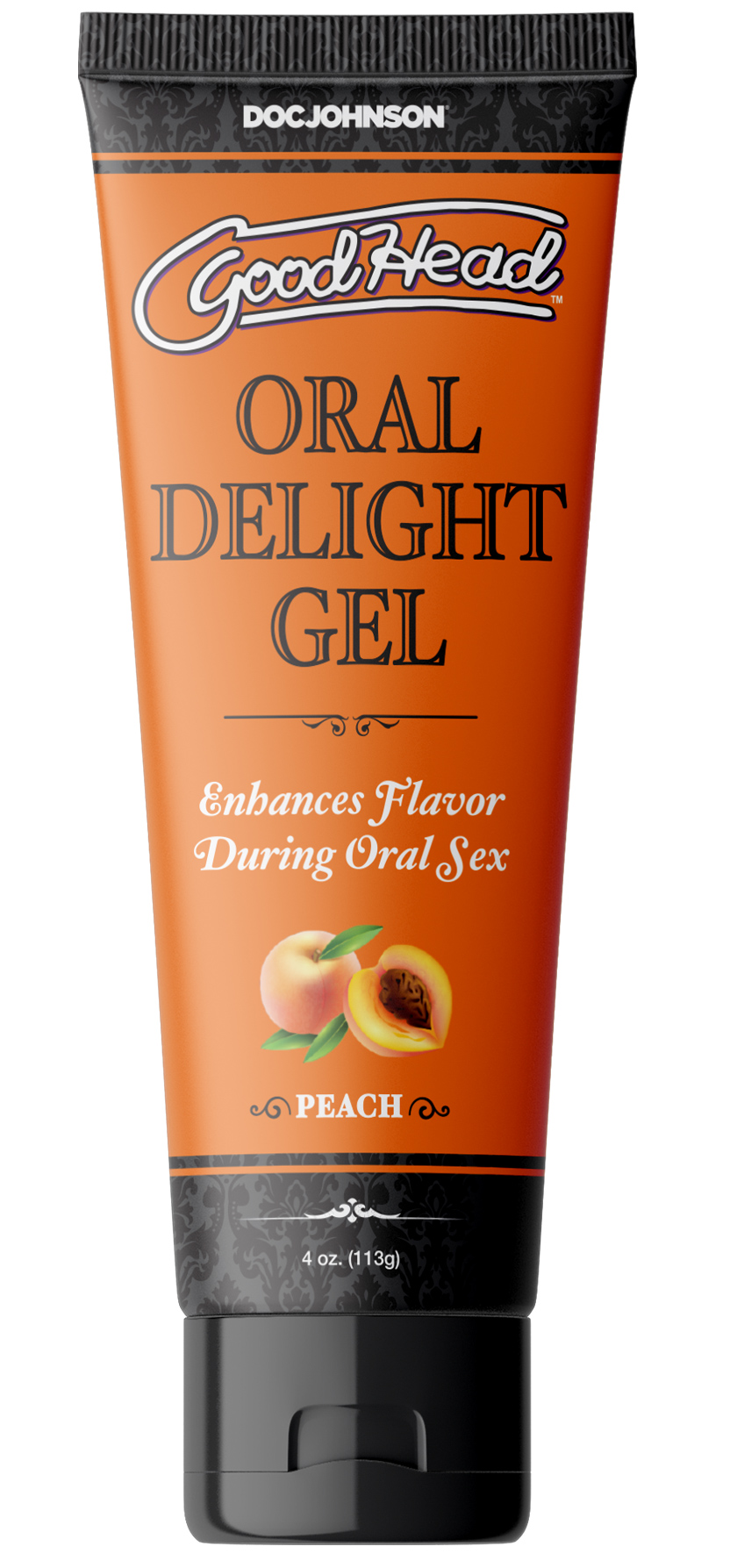 goodhead oral delight gel peach  oz. 