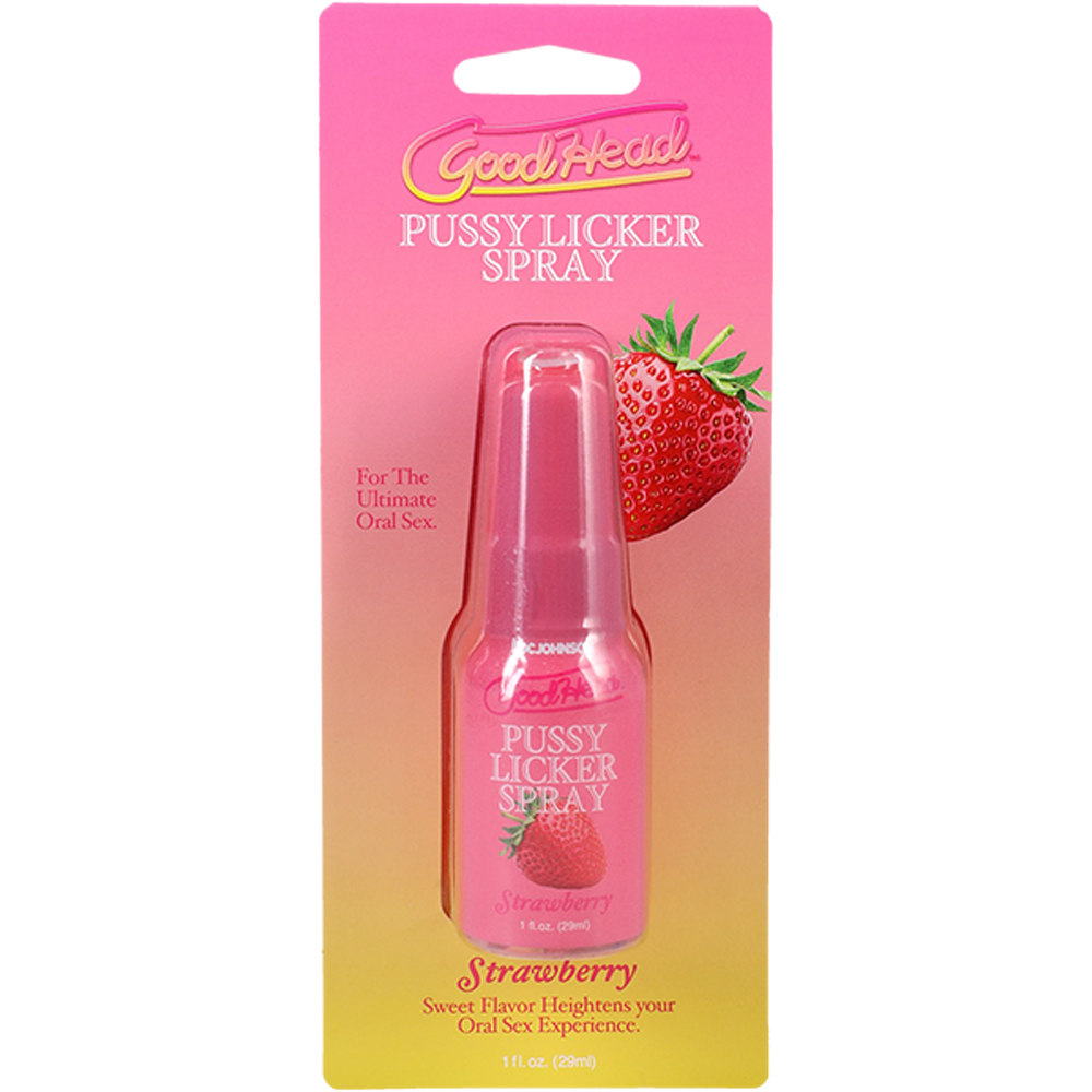 goodhead pussy licker spray strawberry  fl oz 