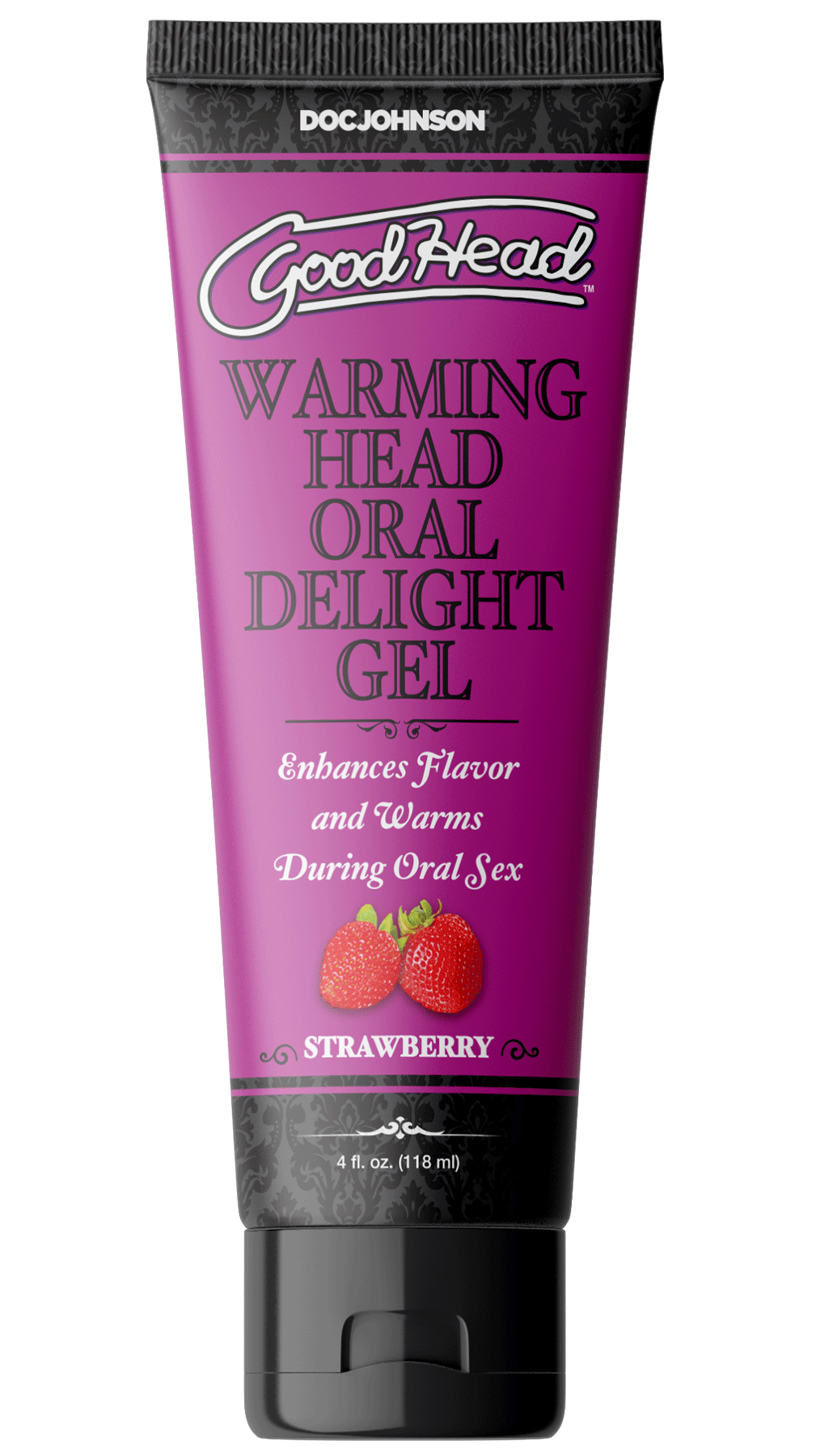 goodhead warming head oral delight gel  strawberry  fl. oz. .gif