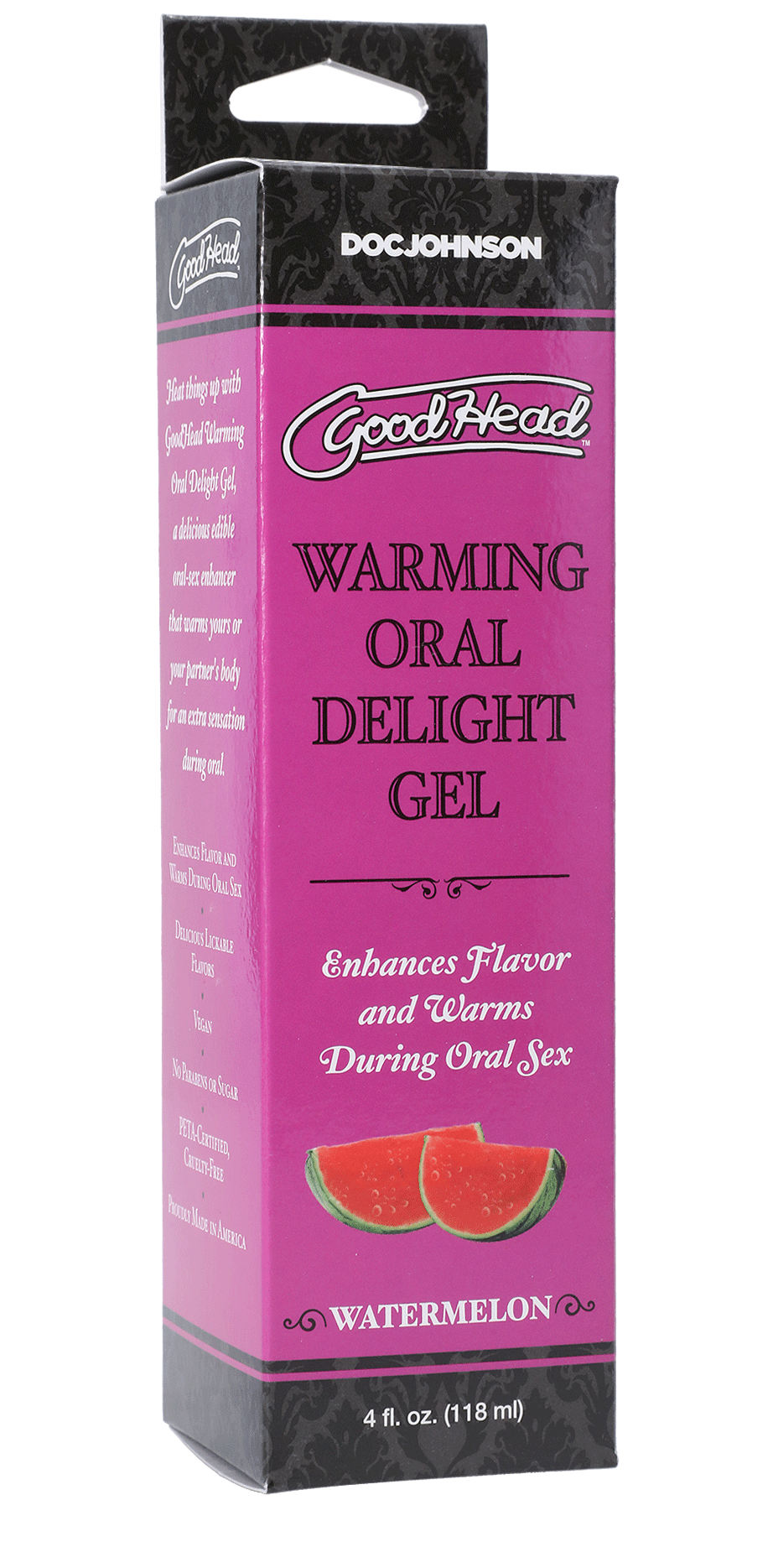 goodhead warming oral delight gel  watermelon  fl. oz. .gif