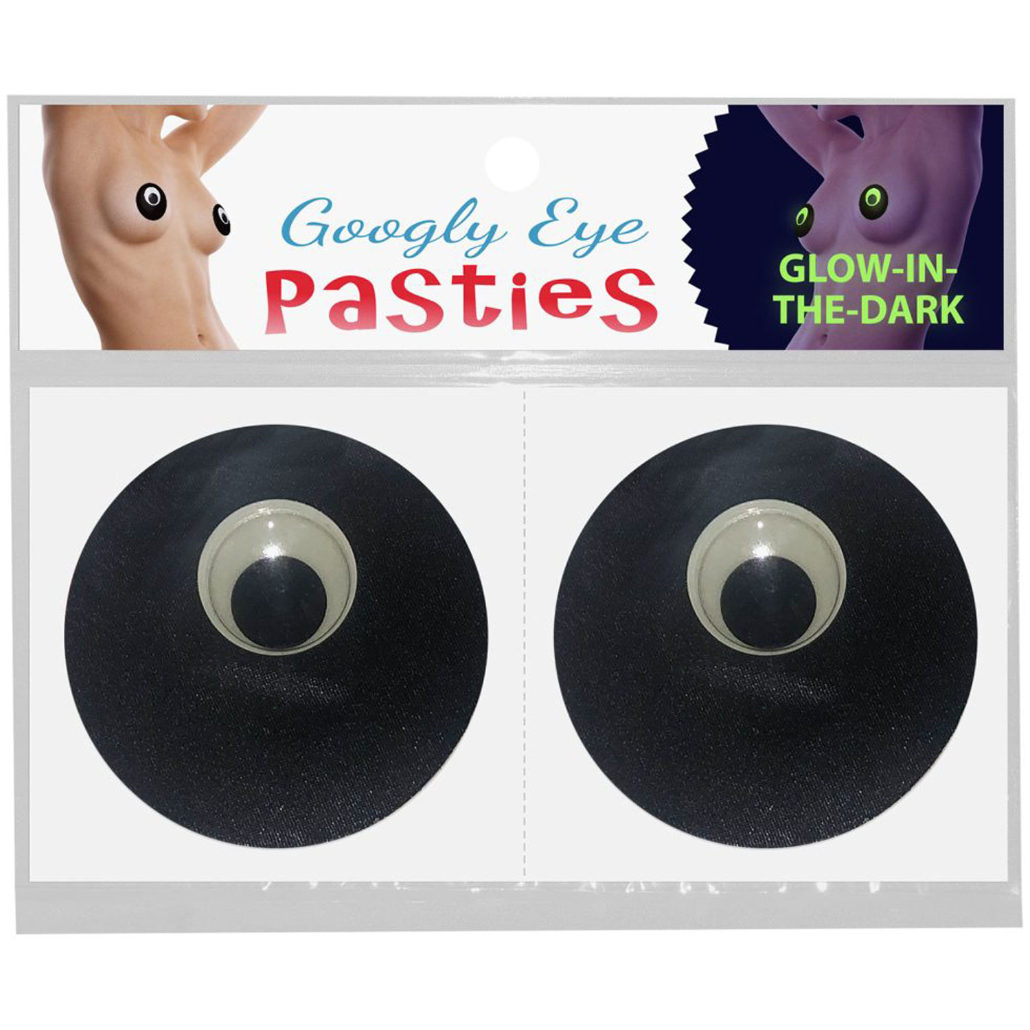 googly eye pasties glow in the dark 