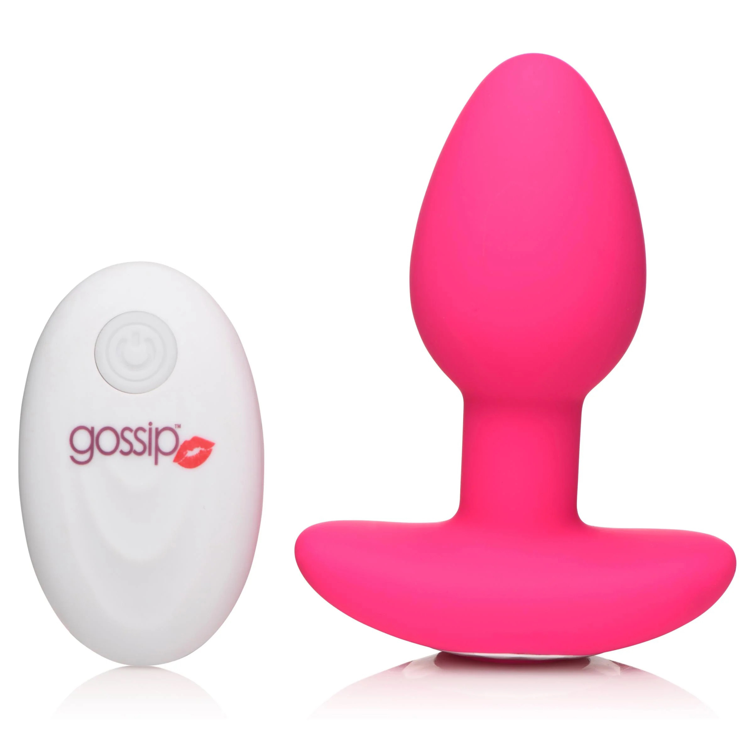 gossip pop rocker x vibrating silicone plug magenta 