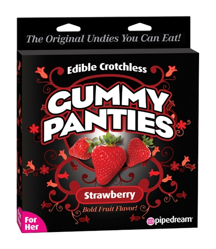 gummy panties for her strawberry 