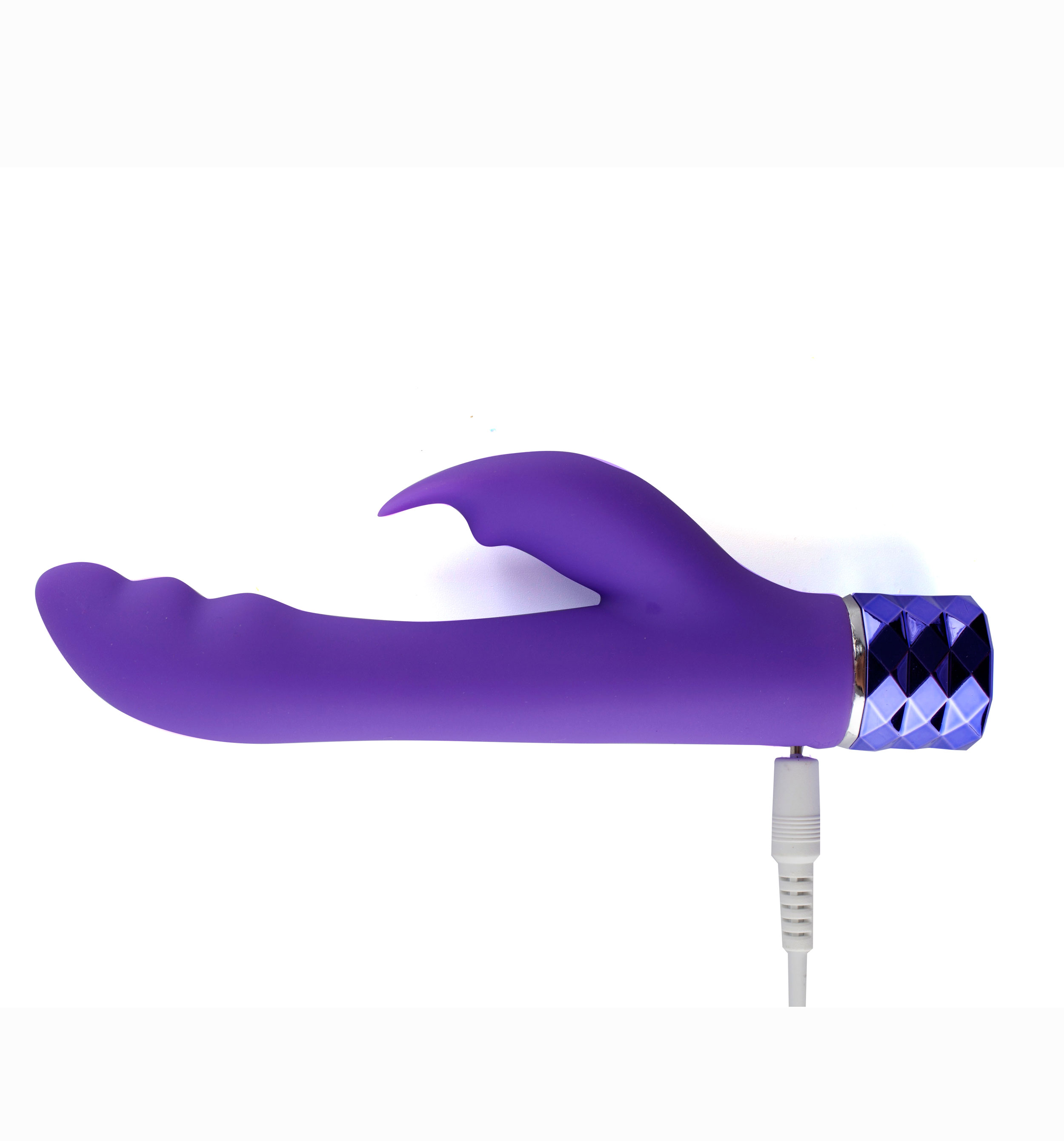 hailey  function vibrating rechargeable dual  vibe purple 