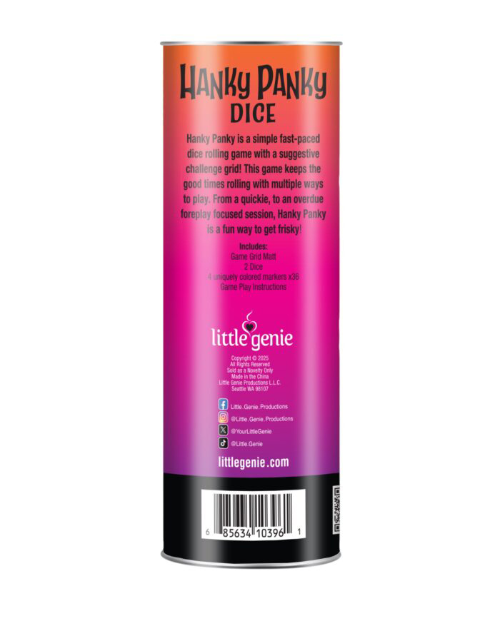 hanky panky dice game game for couples 