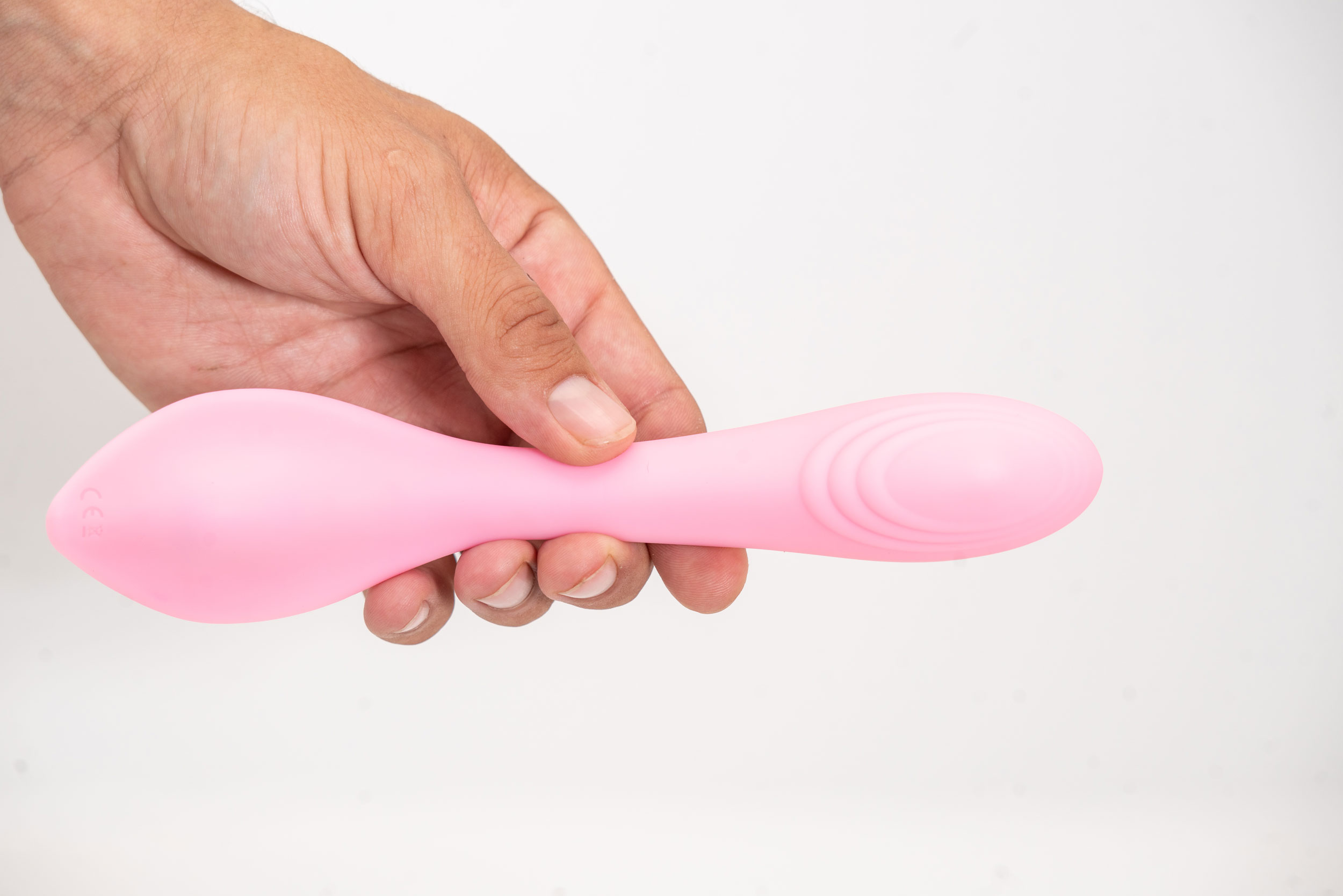 harmonie rechargeable remote silicone bendable  vibrator pink 