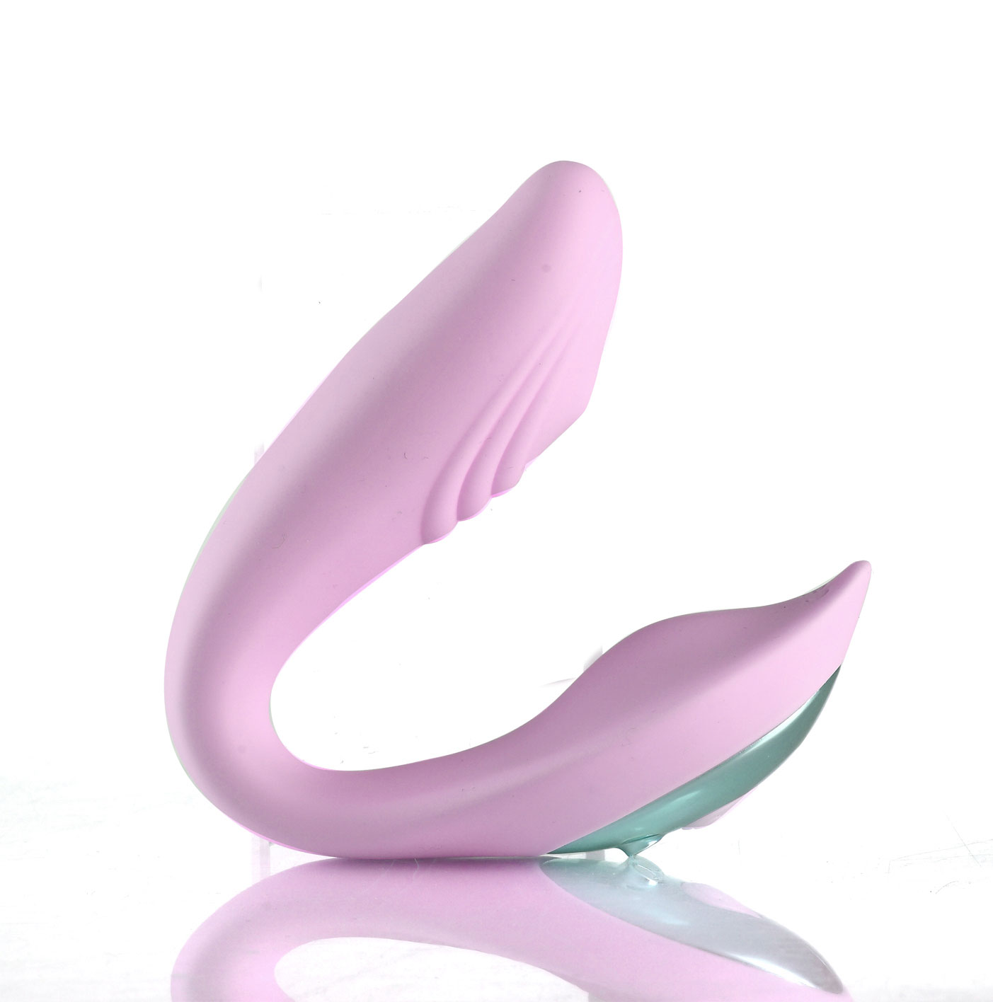 harmonie rechargeable remote silicone bendable  vibrator pink 