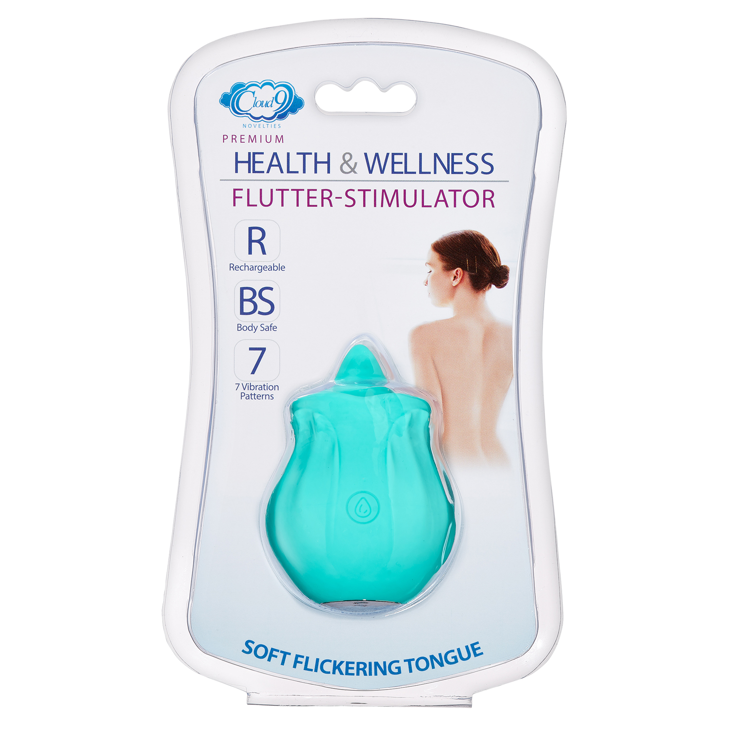 health and wellness flutter oral tongue stimulator teal 