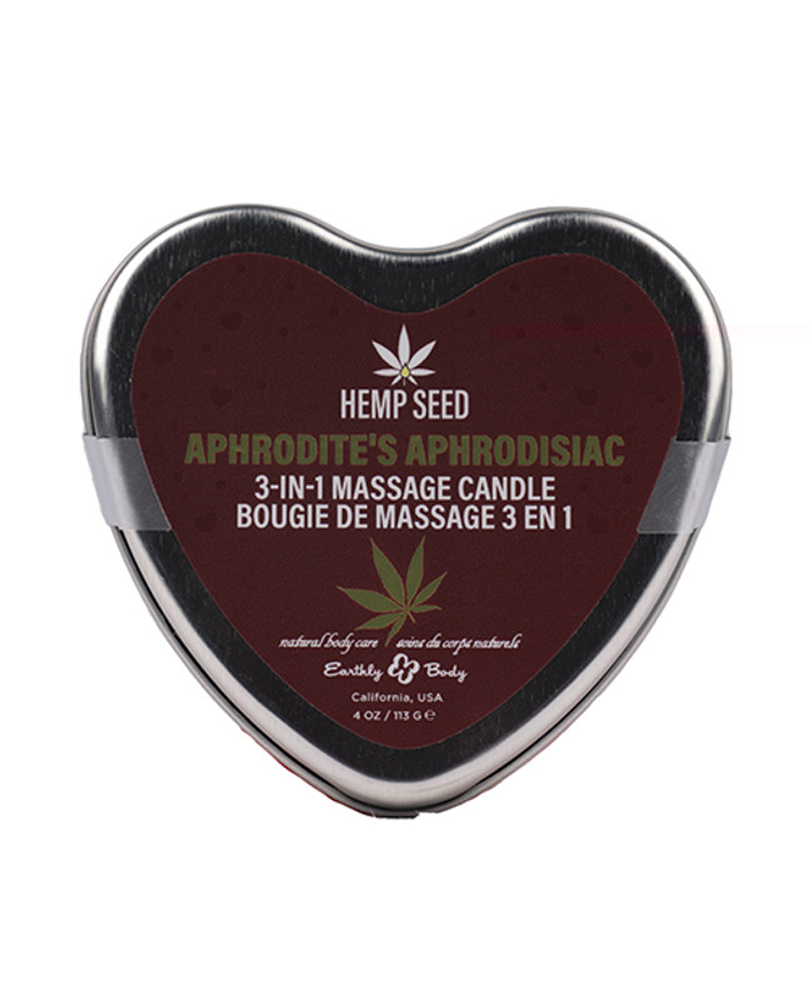 hemp seed  in  valentines day candle  aphrodites aphrodisiac  oz 