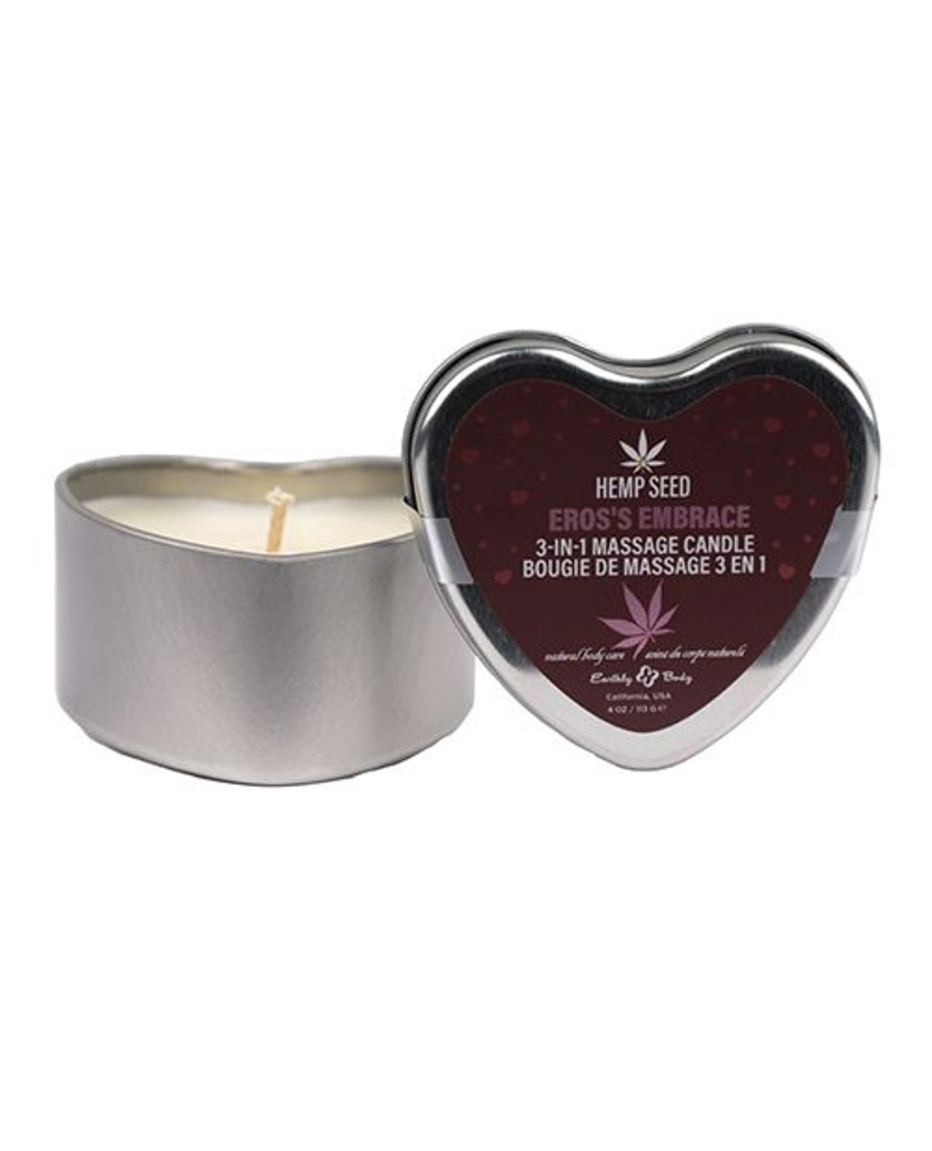 hemp seed  in  valentines day candle eros  embrace  oz 