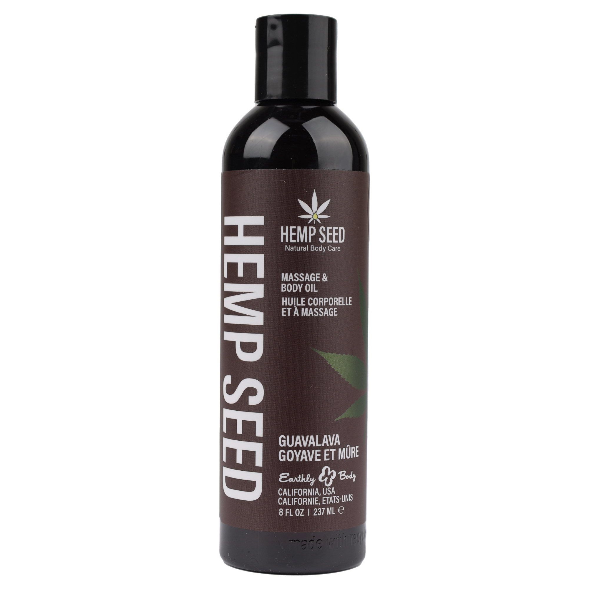 hemp seed massage and body oil guavalava  fl oz  ml 