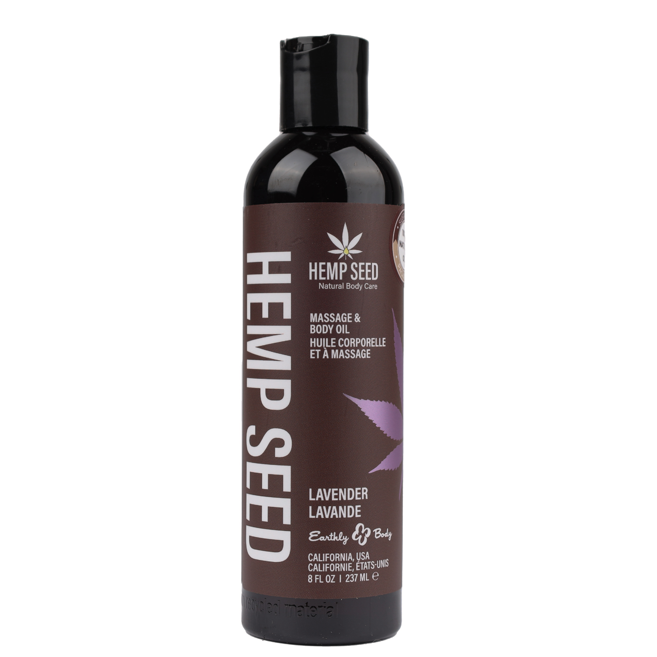 hemp seed massage and body oil lavender  fl oz ml 