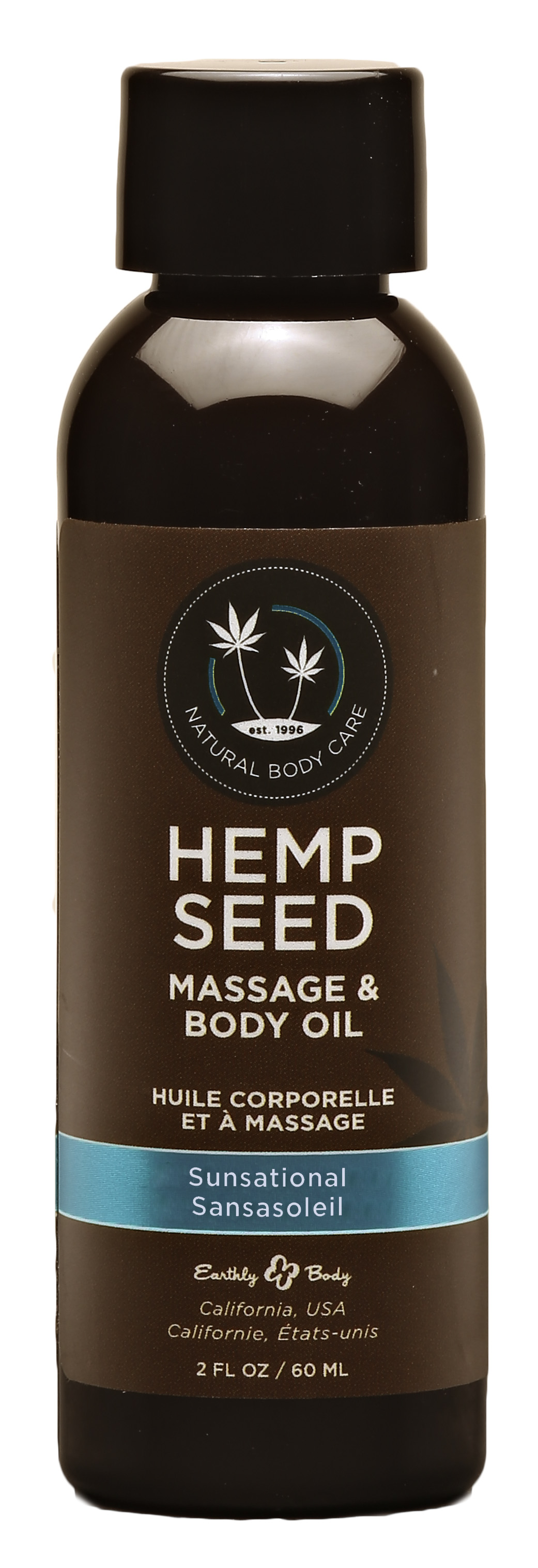 hemp seed massage and body oil sunsational  fl oz ml 