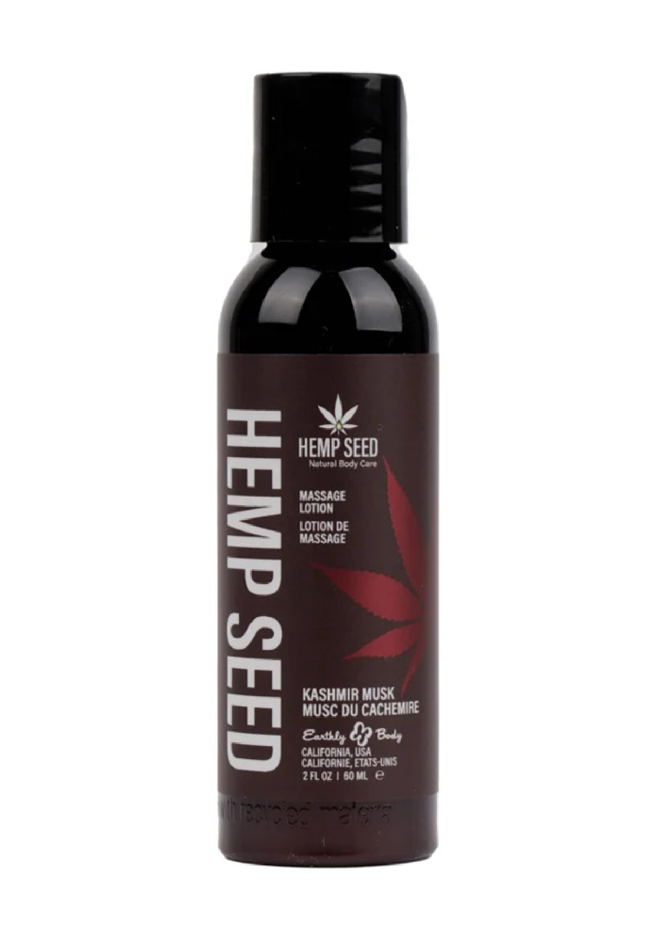 hemp seed massage lotion kashmir musk  oz 