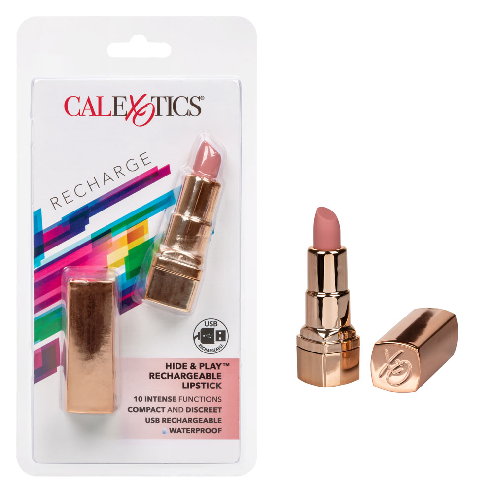 hide and play rechargeable lipstick nude 