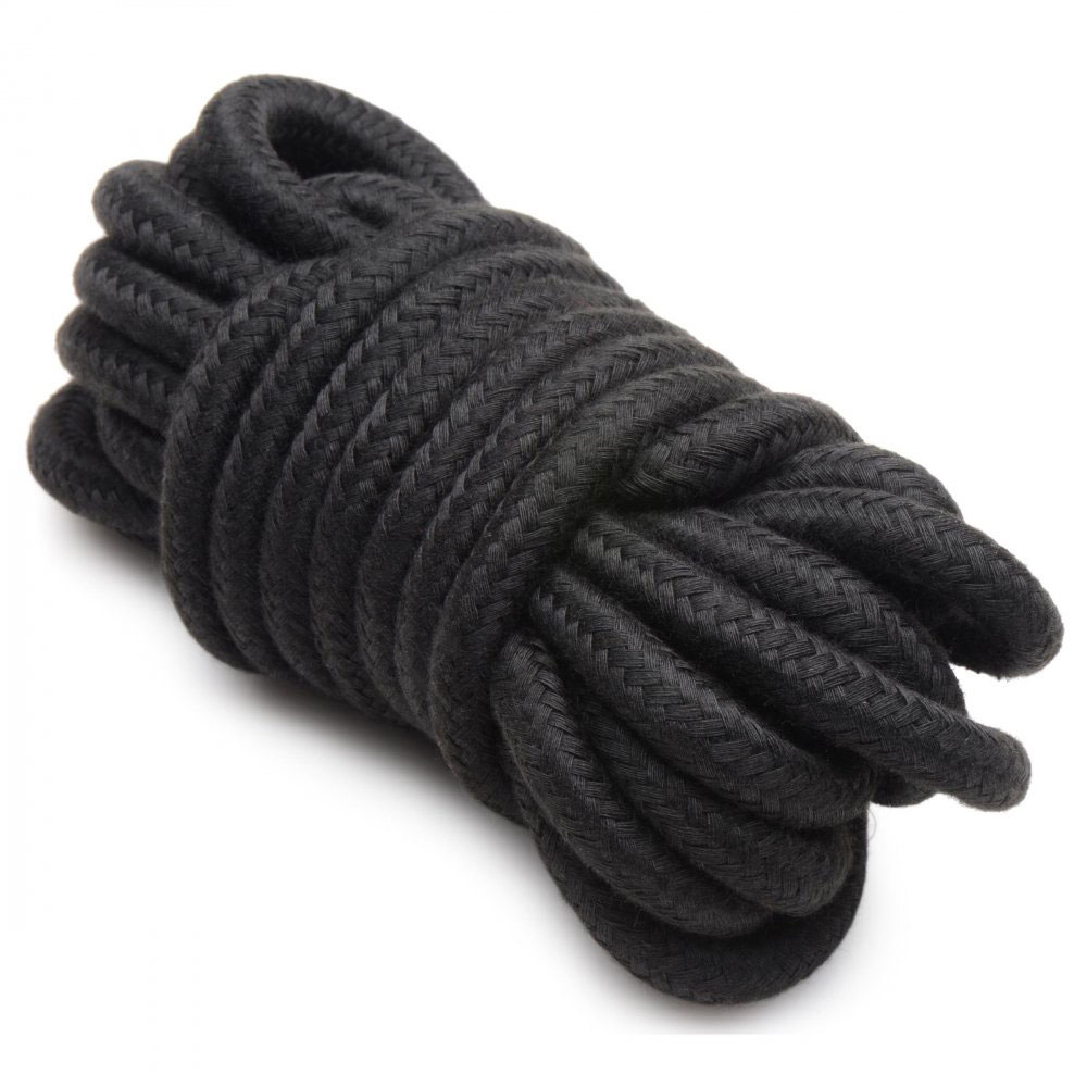 hook up  piece plush bondage set black 