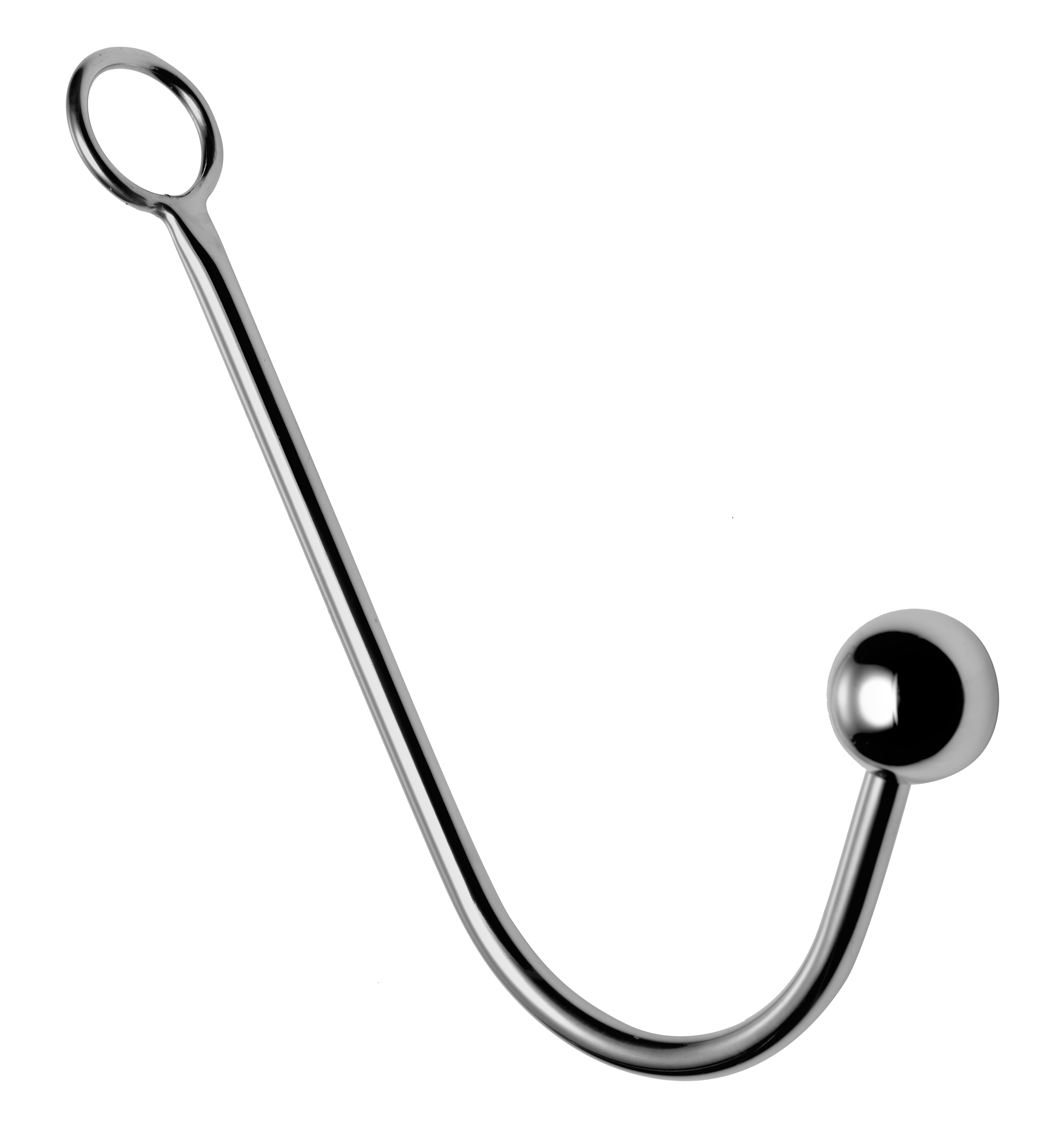 hooked stainless steel anal hook 