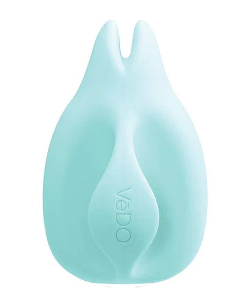 huni rechargeable finger vibe tease me turquoise 