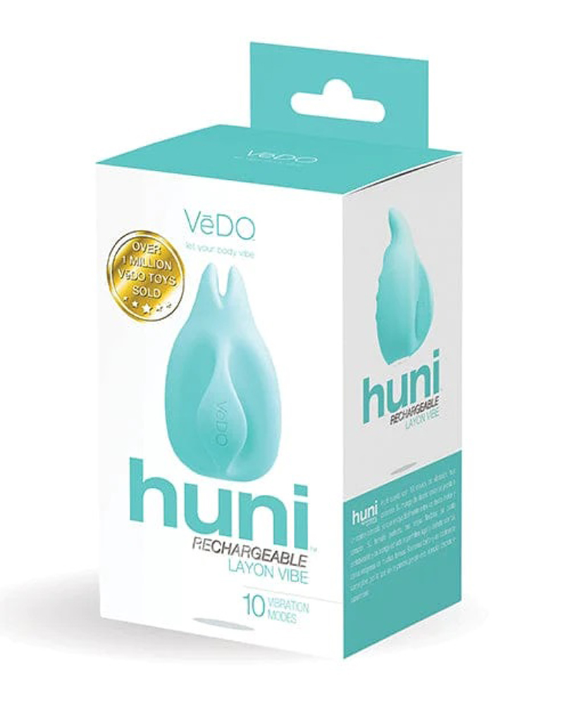 huni rechargeable finger vibe tease me turquoise 