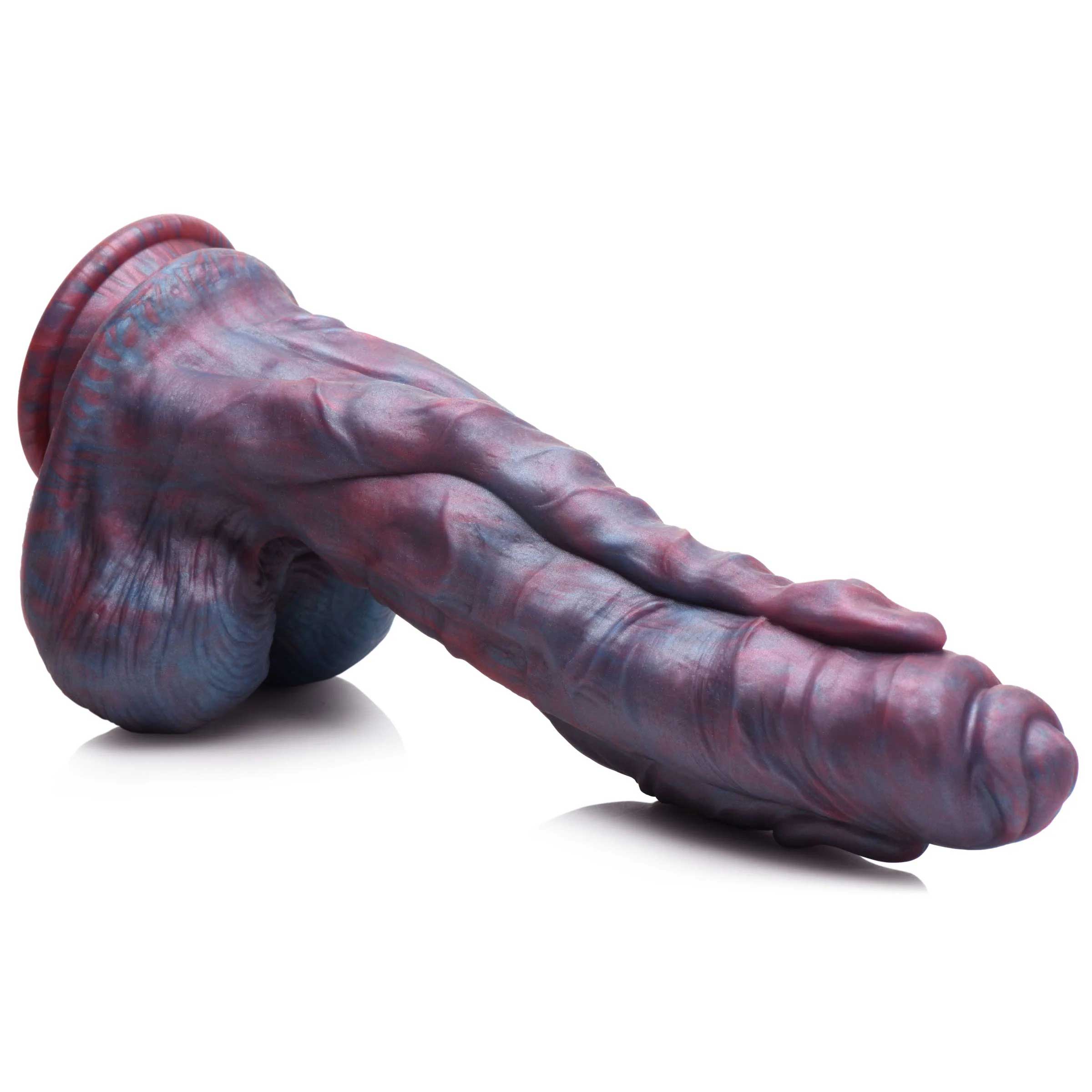 hydra sea monster silicone dildo purple 