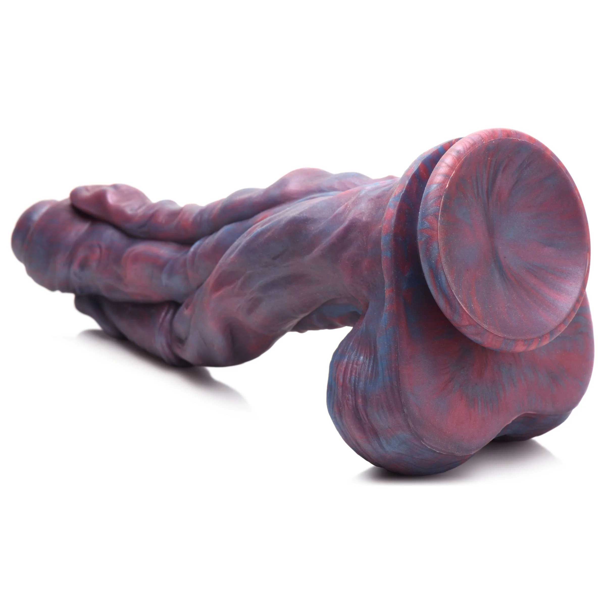 hydra sea monster silicone dildo purple 