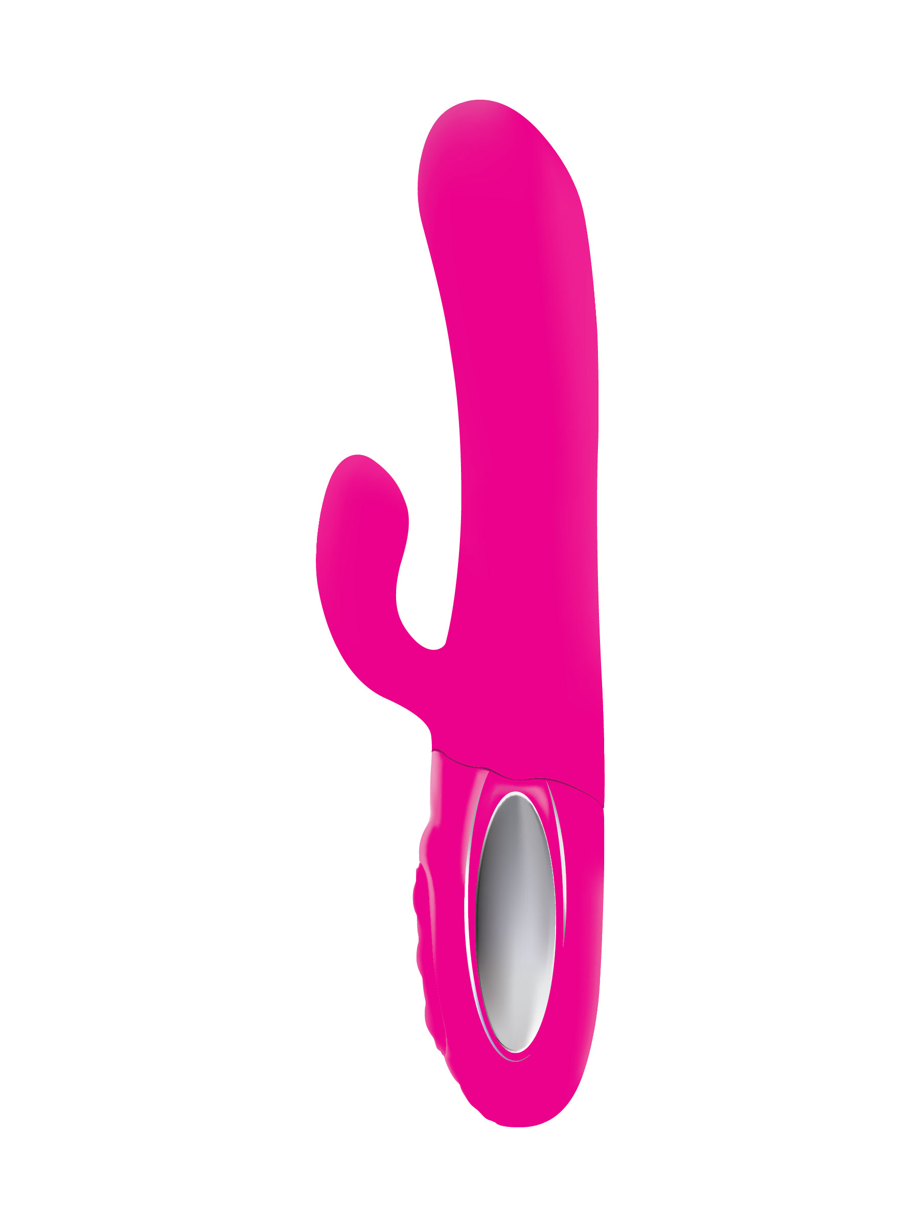 hypnotic hot pink thrusting rabbit with swinging clitoral stimulator 