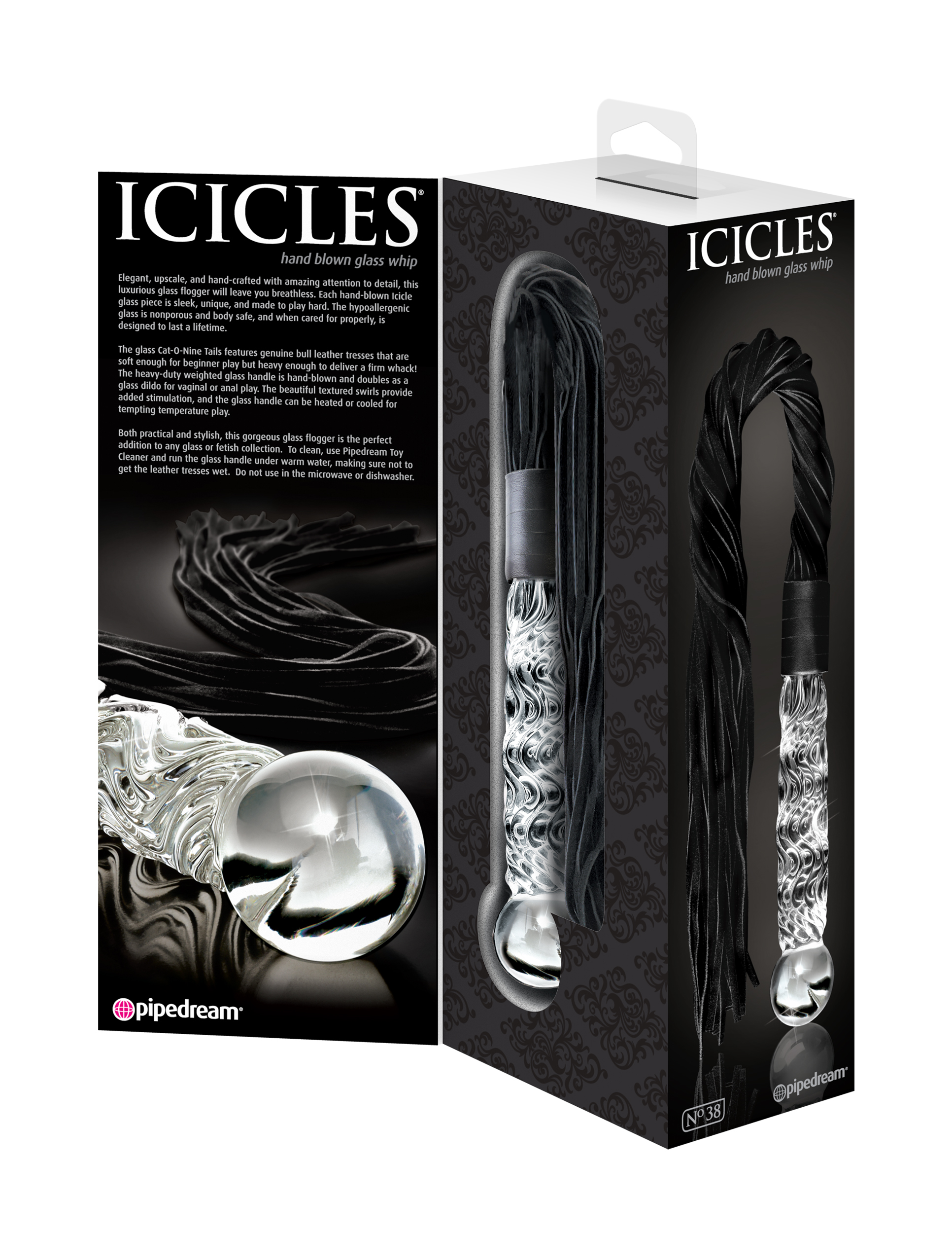 icicles no  clear black 