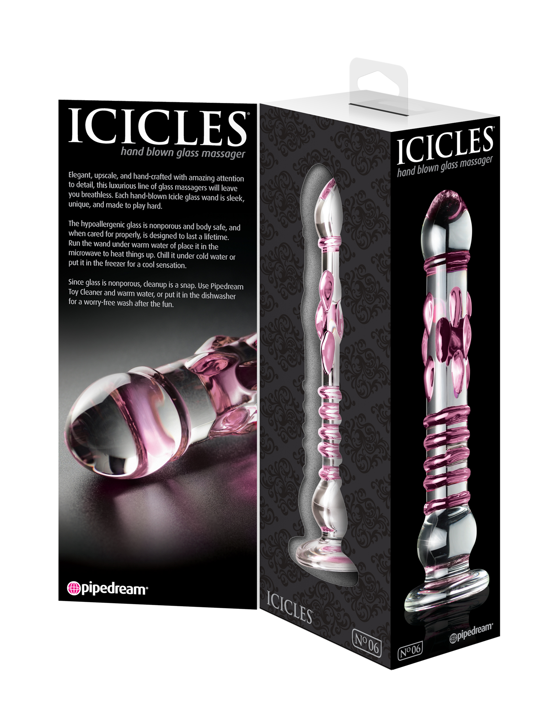 icicles no  clear pink 