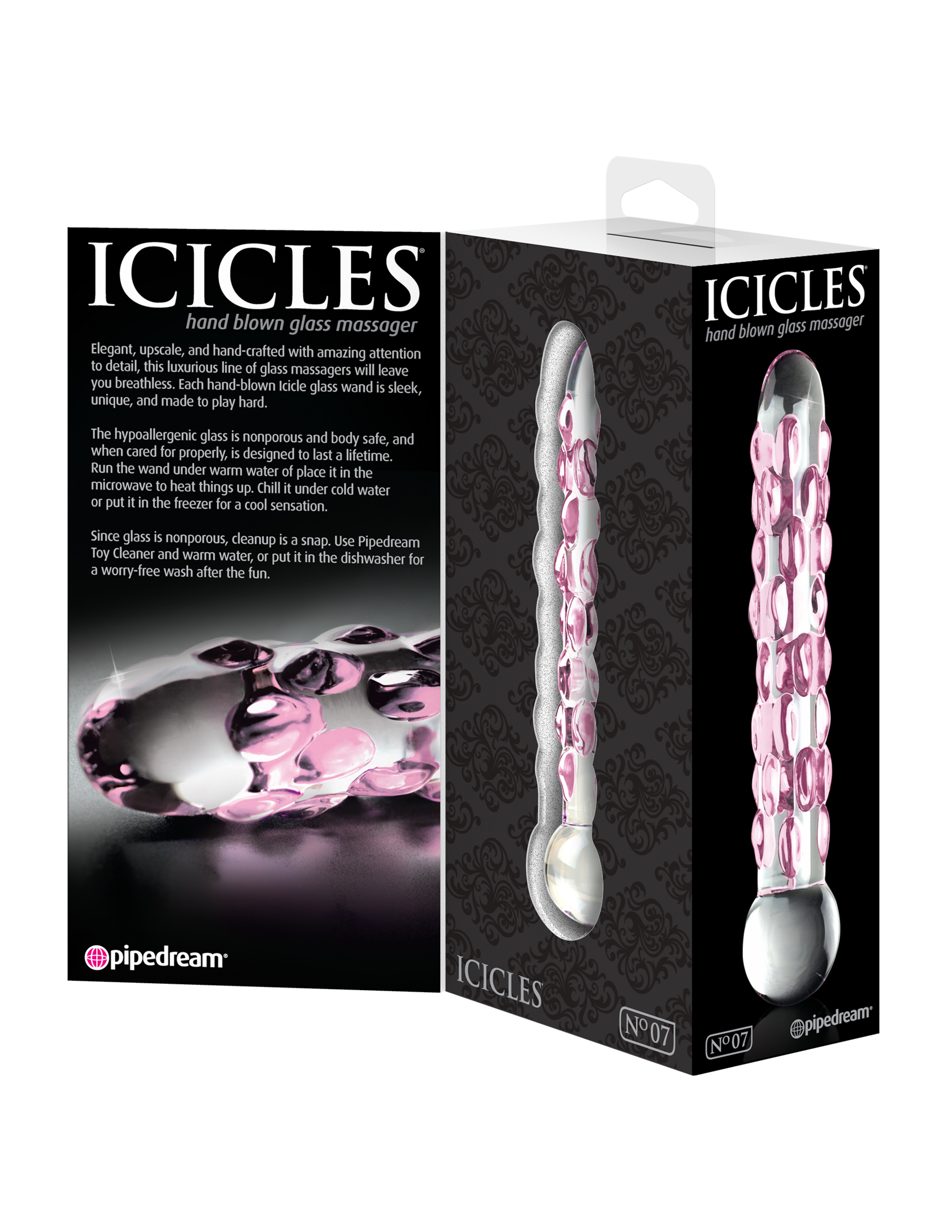 icicles no  clear pink 