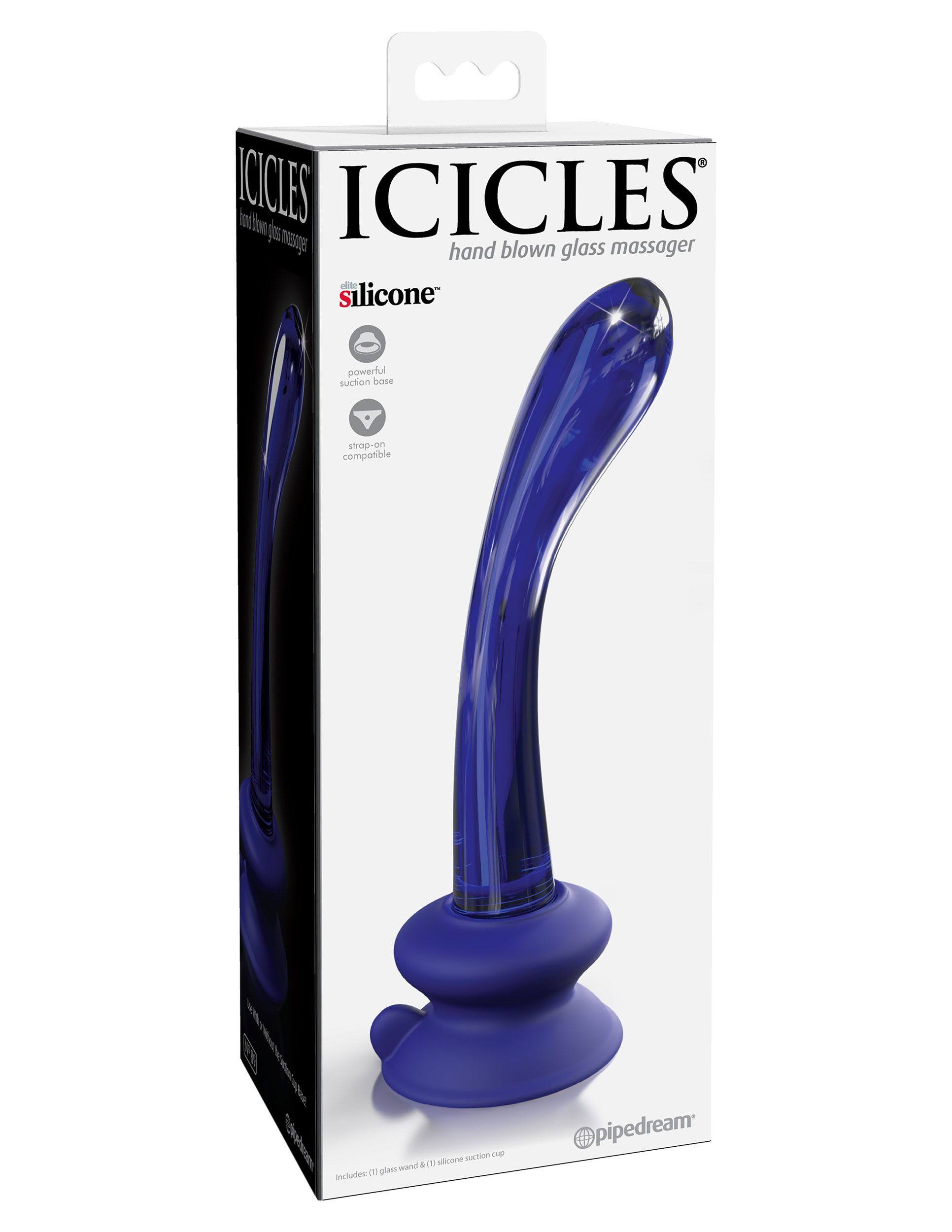 icicles no.  with silicone suction cup  purple 