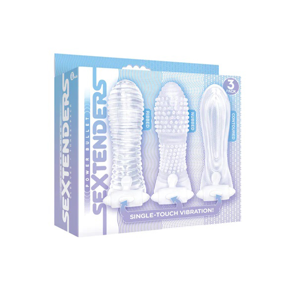 icon brands vibrating sextenders  pack clear 