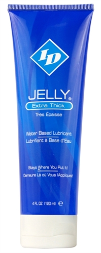 id jelly extra thick water based lubricant  oz 
