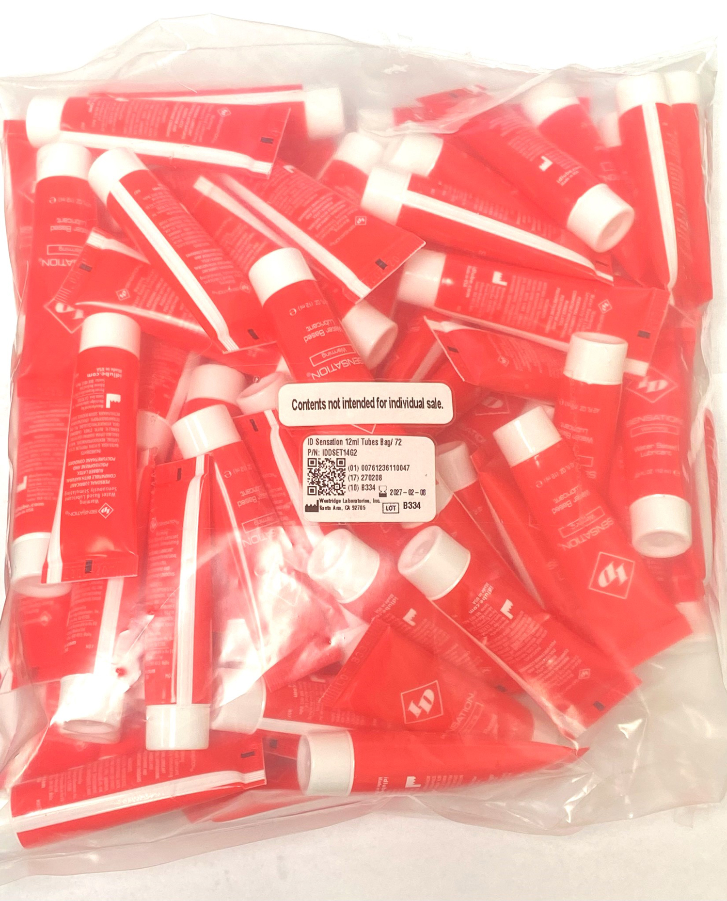 id sensation  ml tubes bag of  