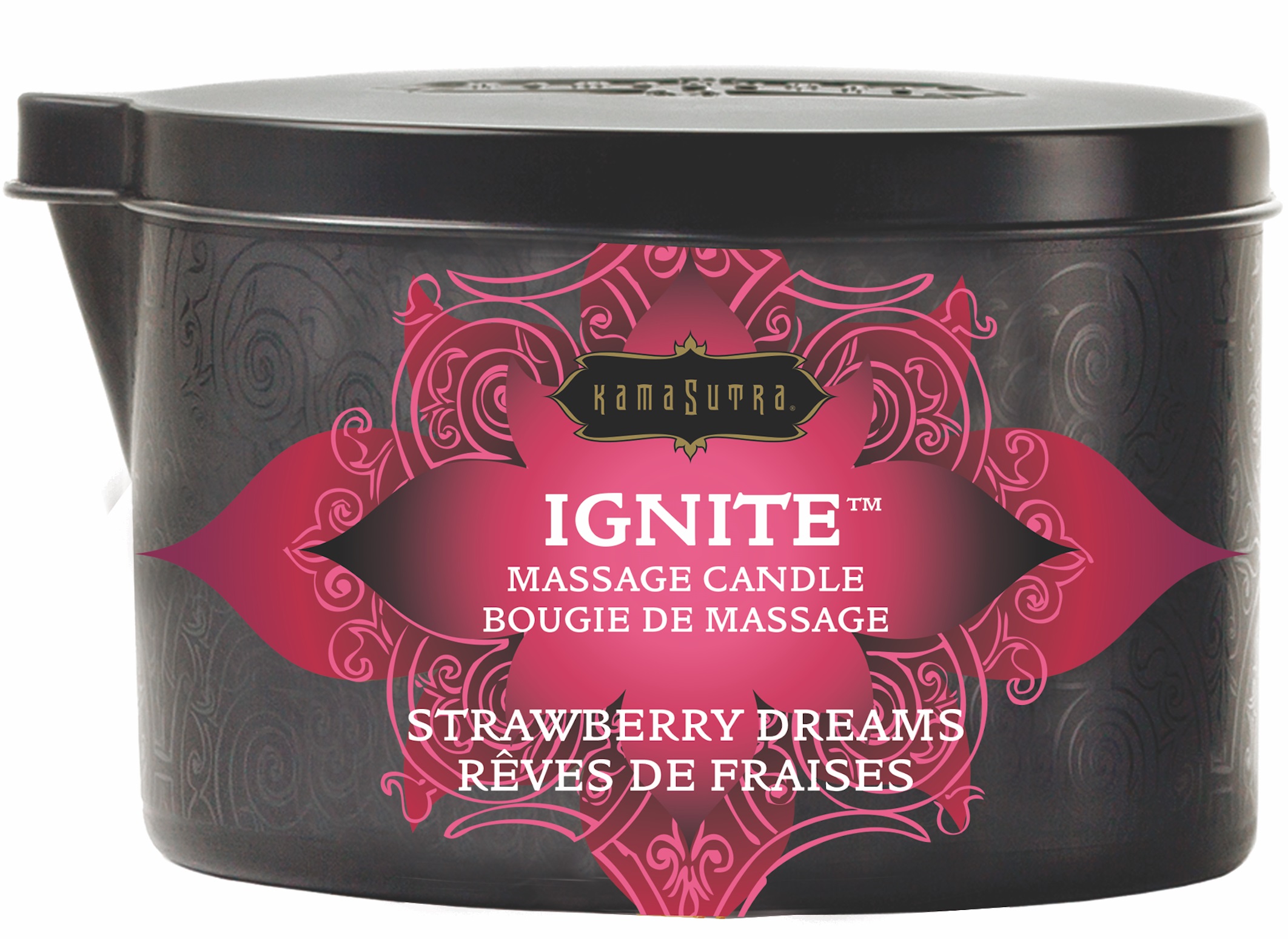 ignite strawberry dreams massage candle  oz 