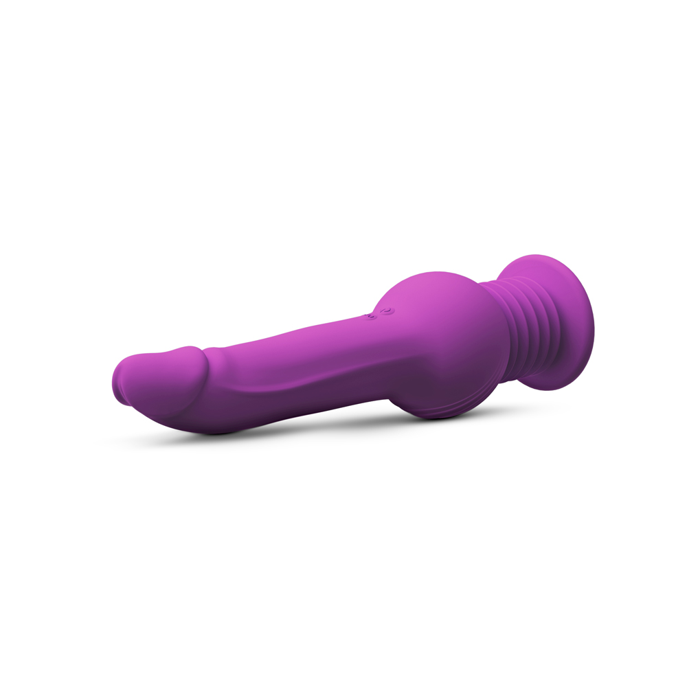 impressions new york gyro quake dildo purple 