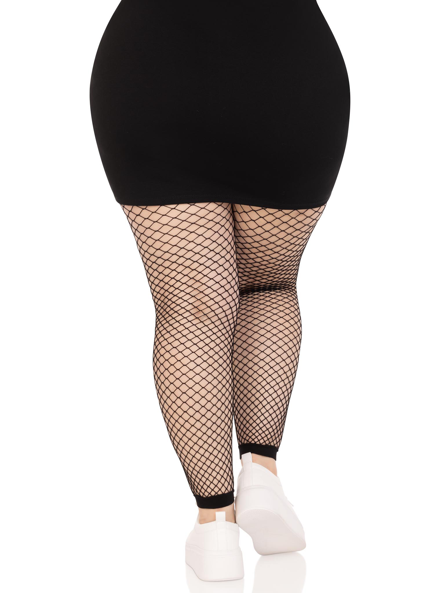 industrial net footless tights xx black 