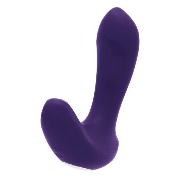 inme rechargeable dual vibe with remote purple 