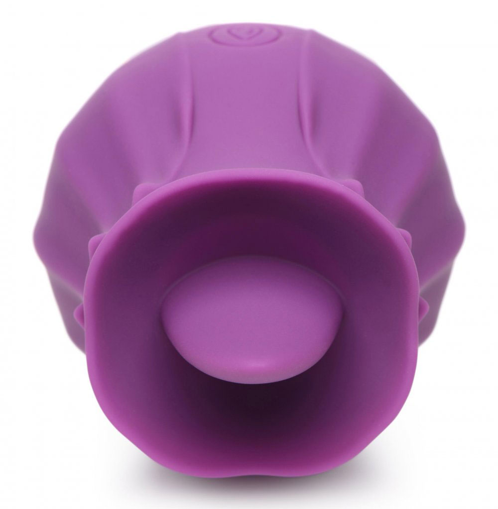 inmi bloomgasm wild violet licking silicone  stimulator violet 