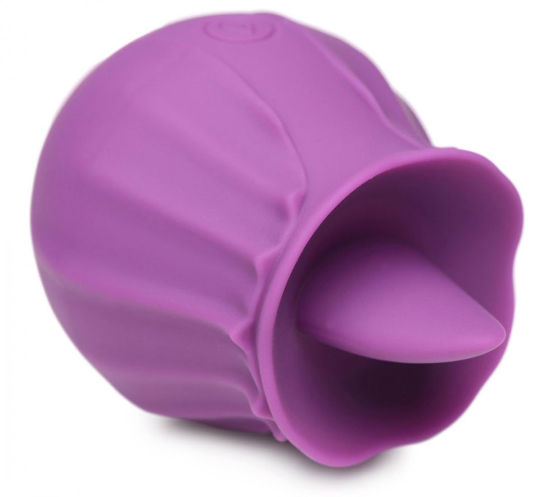 inmi bloomgasm wild violet licking silicone  stimulator violet 