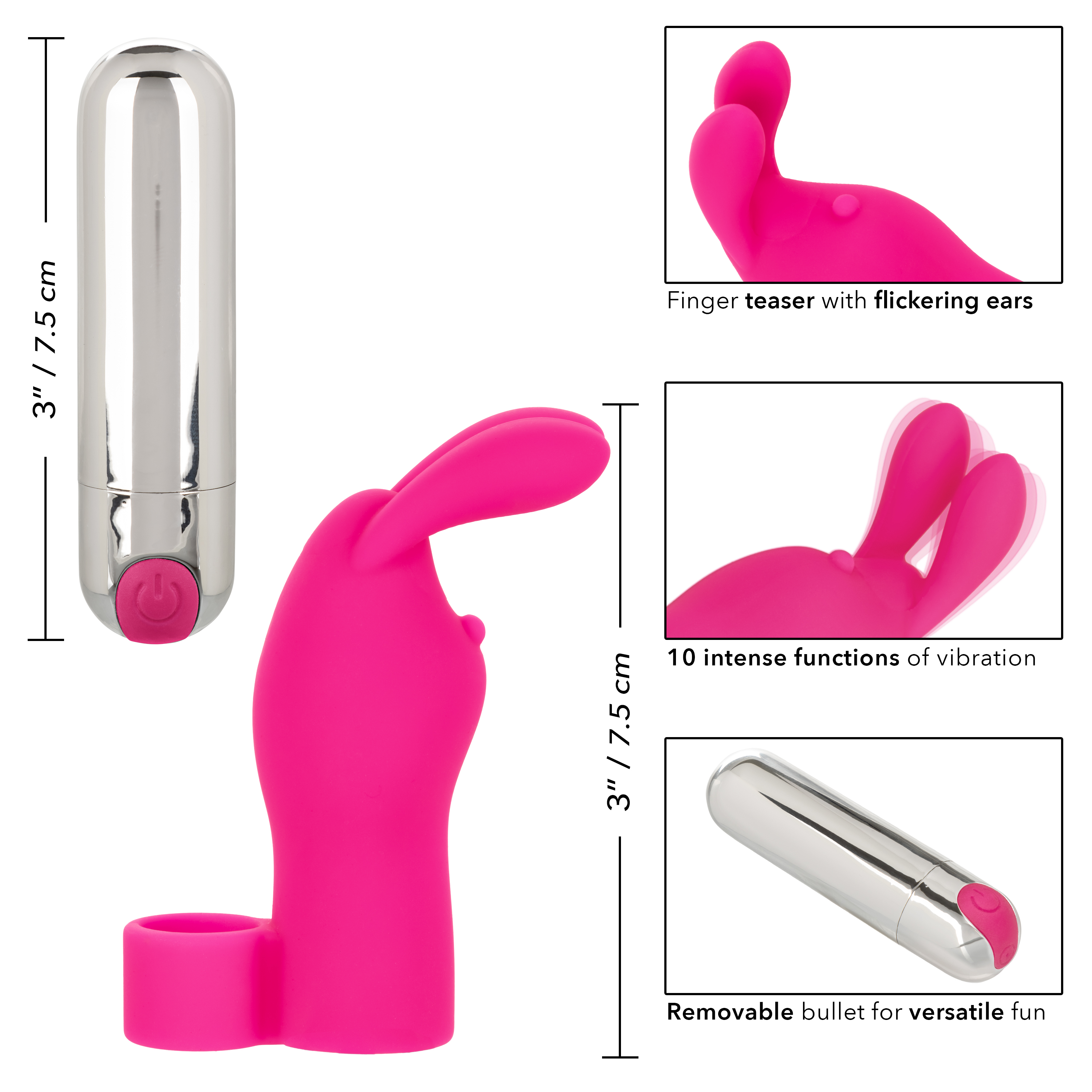 intimate play rechargeable finger bunny 