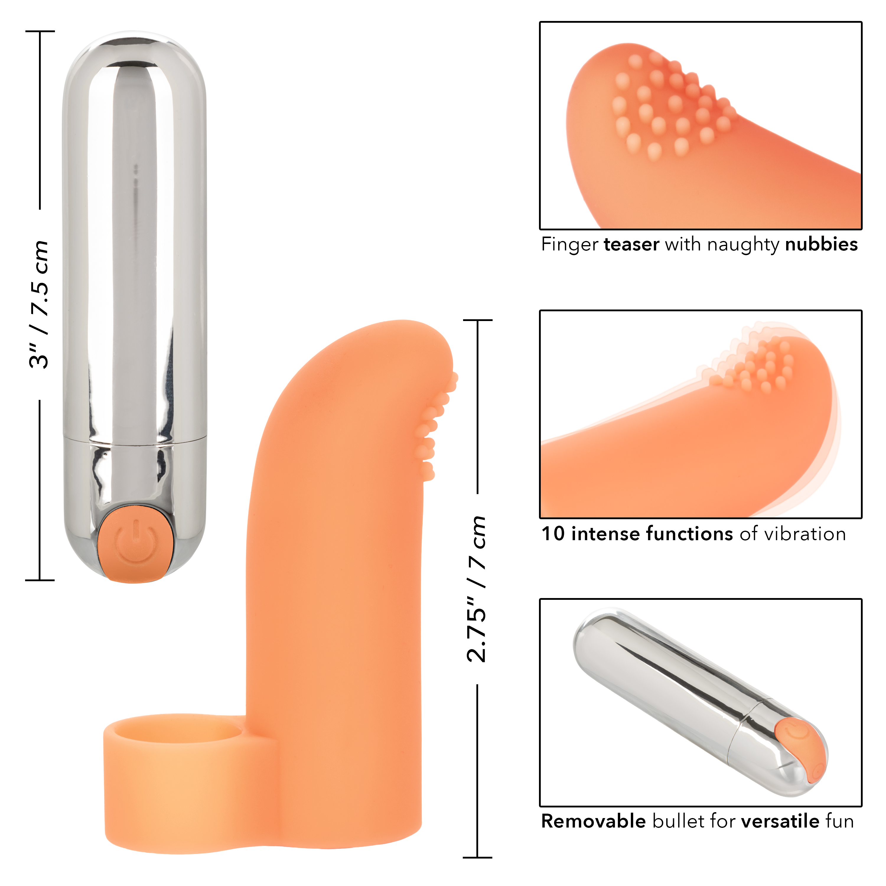 intimate play rechargeable finger tickler 