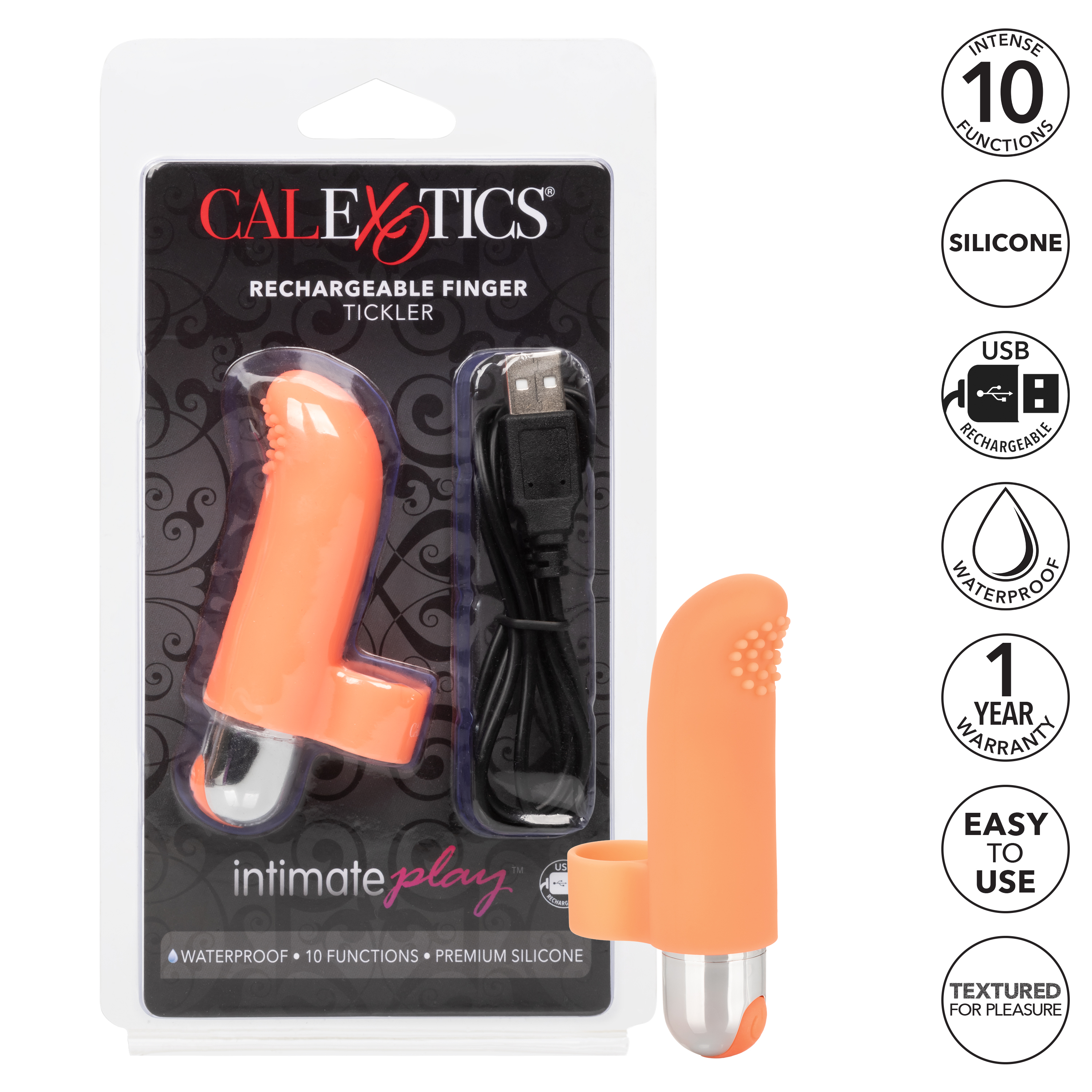 intimate play rechargeable finger tickler 