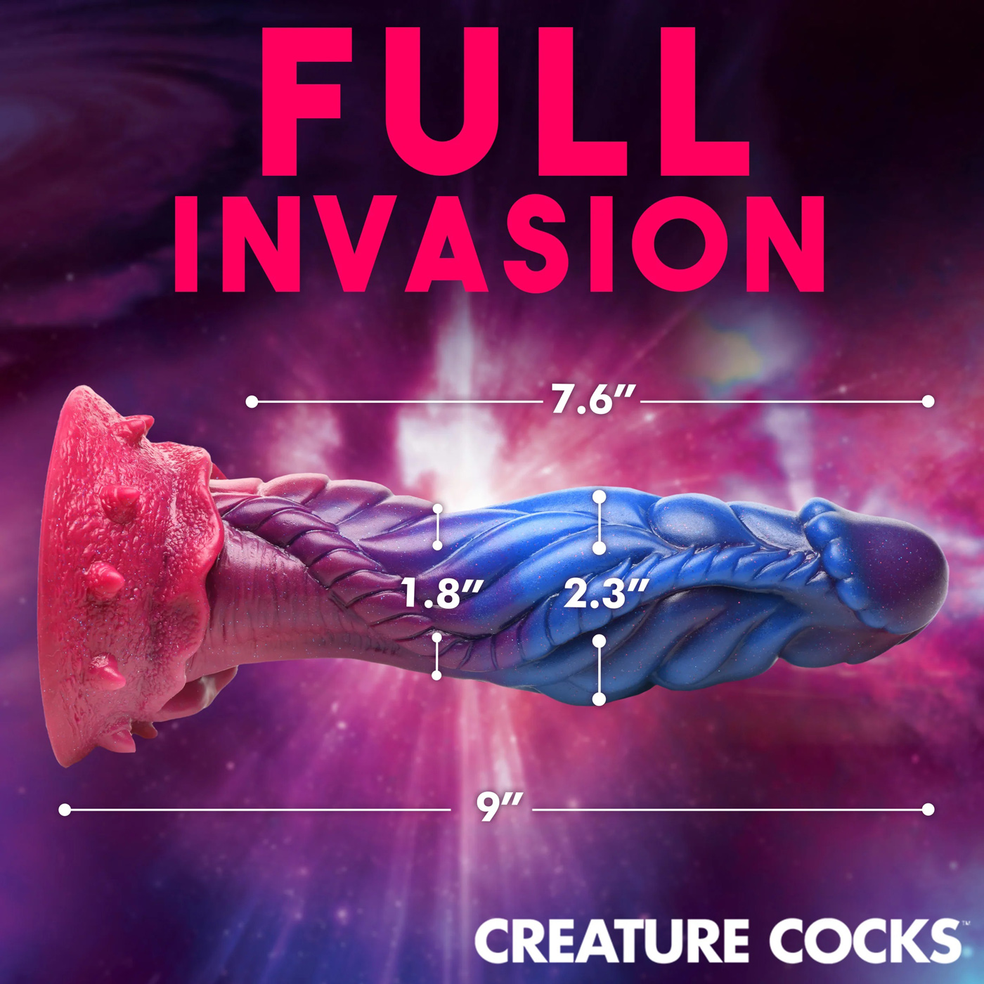 intruder alien silicone dildo 